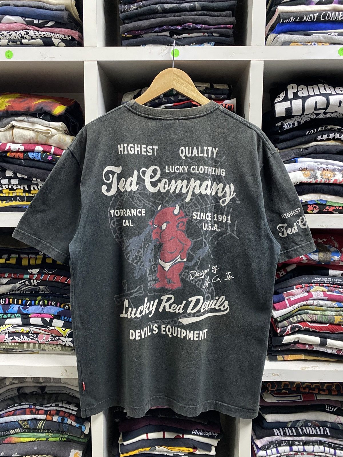 Buzz Rickson's × Vintage Vintage Ted Company “Devil Equipment” T-Shirt Size US L / EU 52-54 / 3 - 1 Thumbnail