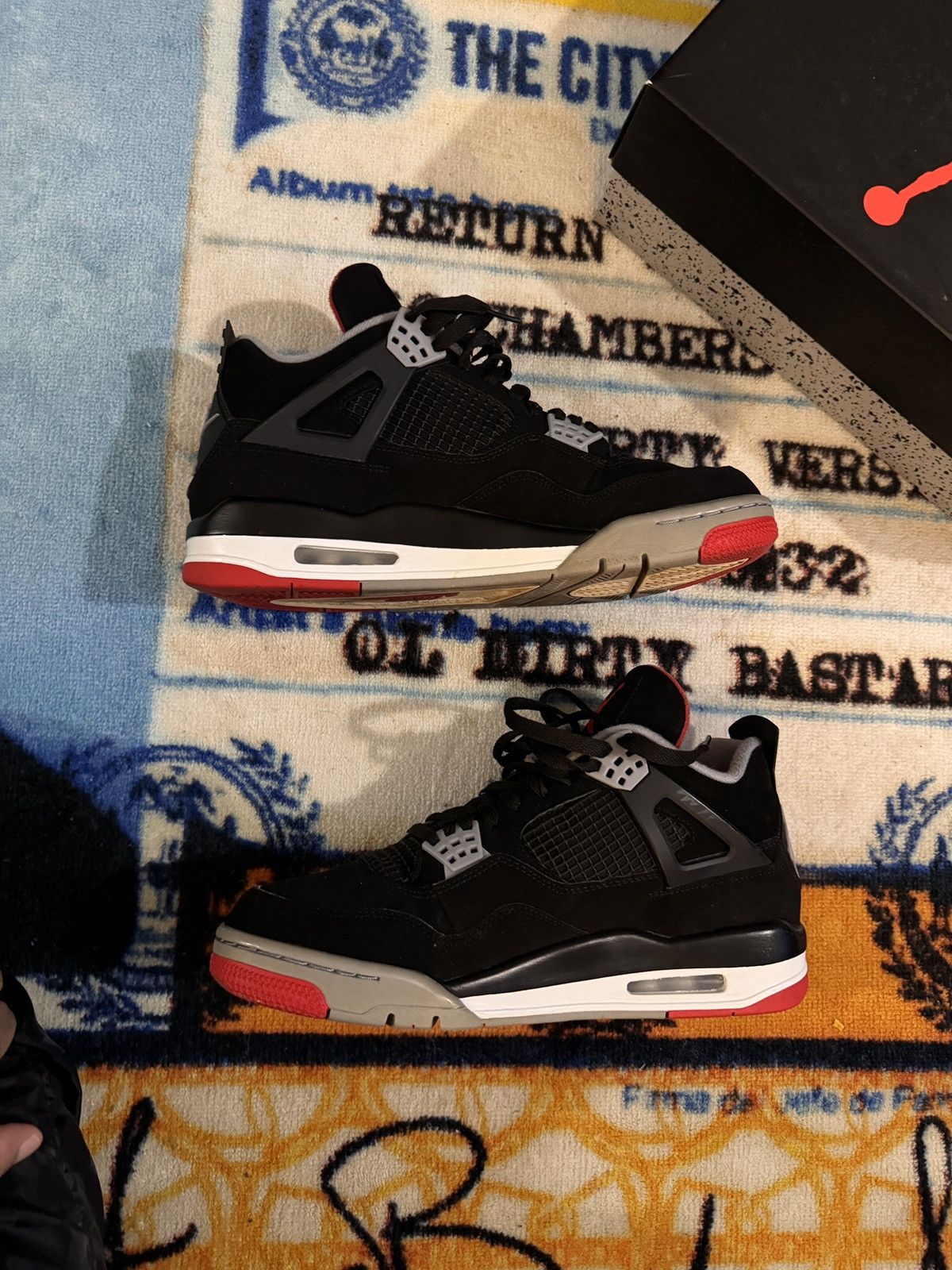 Jordan Brand Jordan Bred 4 Size US 10 / EU 43 - 3 Thumbnail