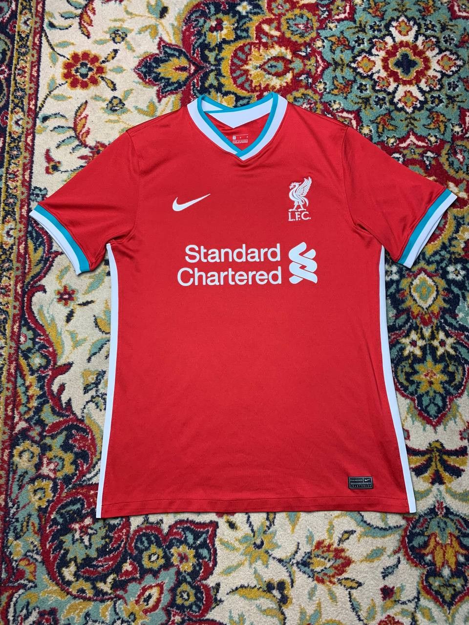 Nike LIVERPOOL 2020 2021 HOME FOOTBALL SHIRT SOCCER JERSEY Size US M / EU 48-50 / 2 - 1 Thumbnail