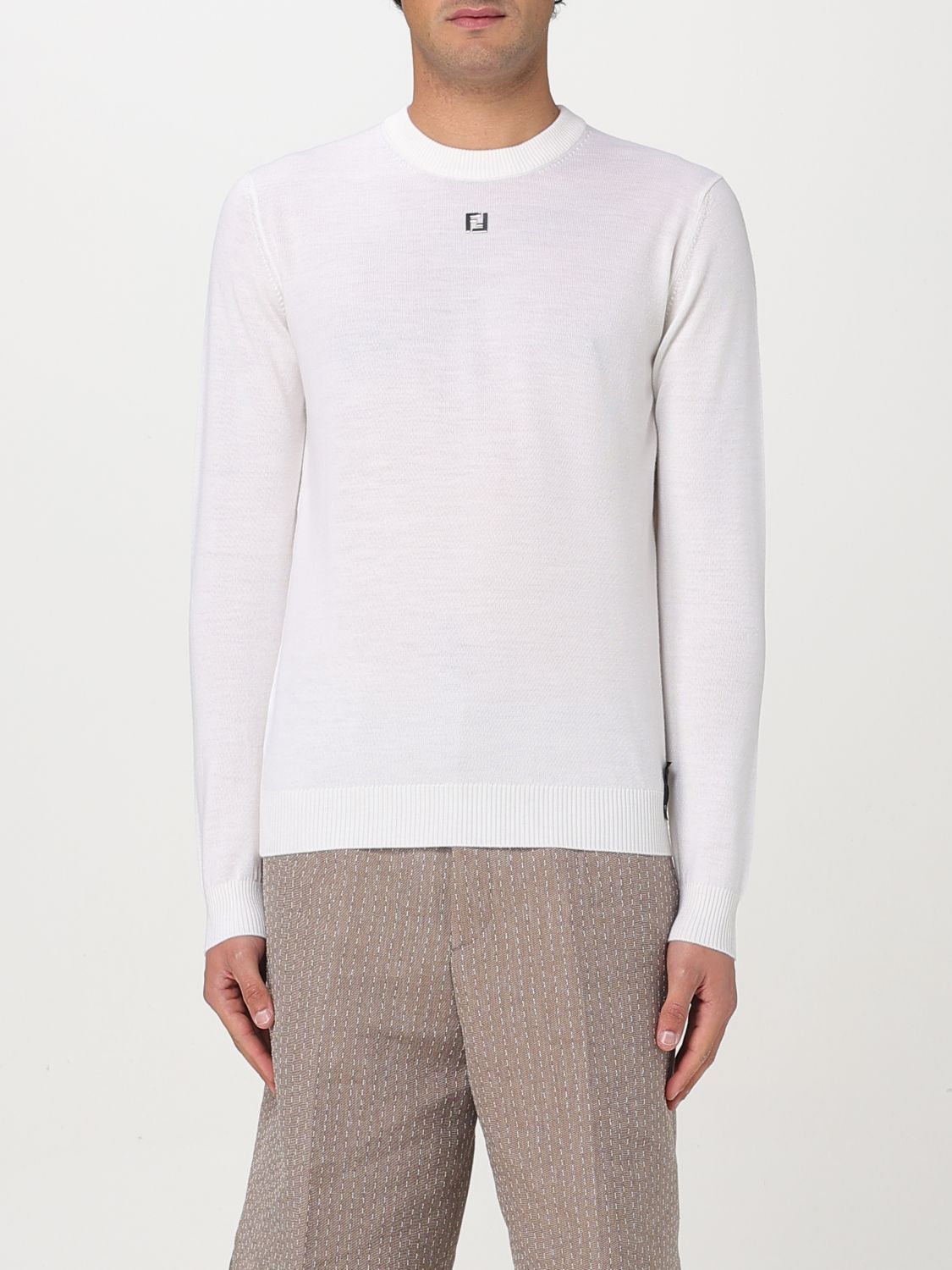 Fendi Sweater Men White