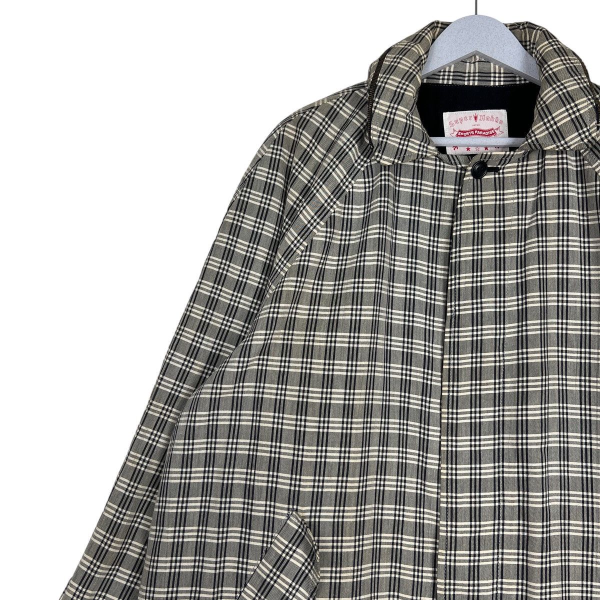 Issey Miyake 🔥 SUPER HAKKA JAPAN SPORTS PARADISE CHECK COAT Size US M / EU 48-50 / 2 - 7 Thumbnail