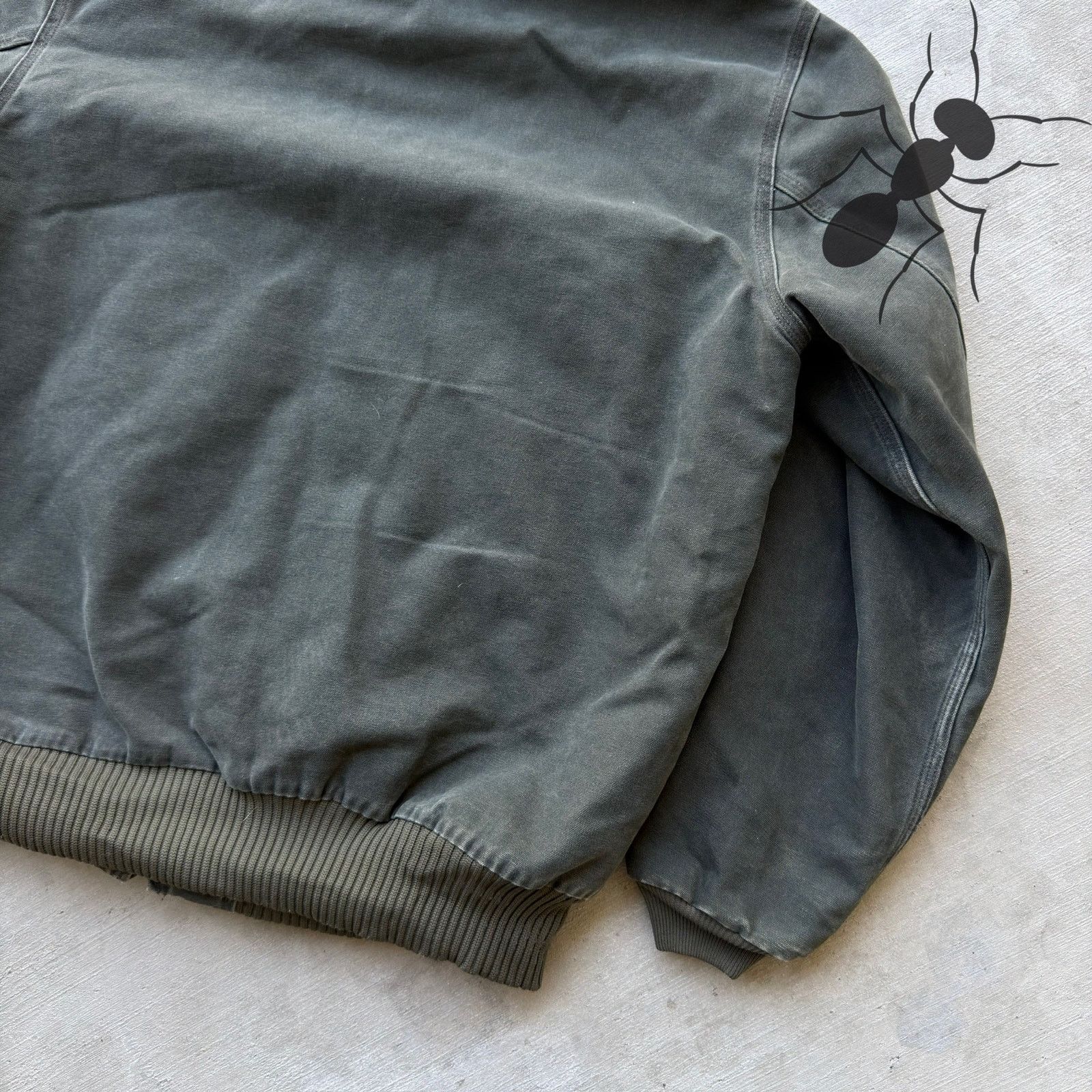Carhartt × Vintage Carhartt J130 MOS green hooded work wear jacket Size US XL / EU 56 / 4 - 7 Thumbnail