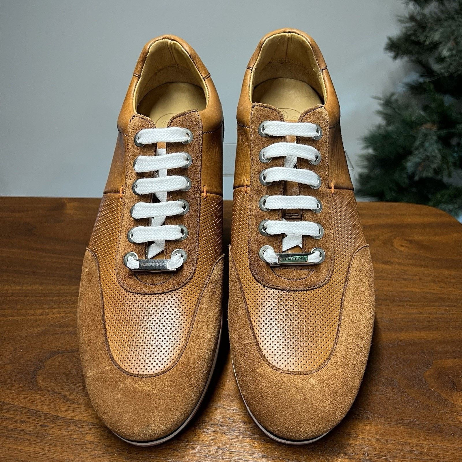 Other Royal Albartross (11) Driver Golf Shoes Brown Handmade Suede Size US 11 / EU 44 - 3 Thumbnail