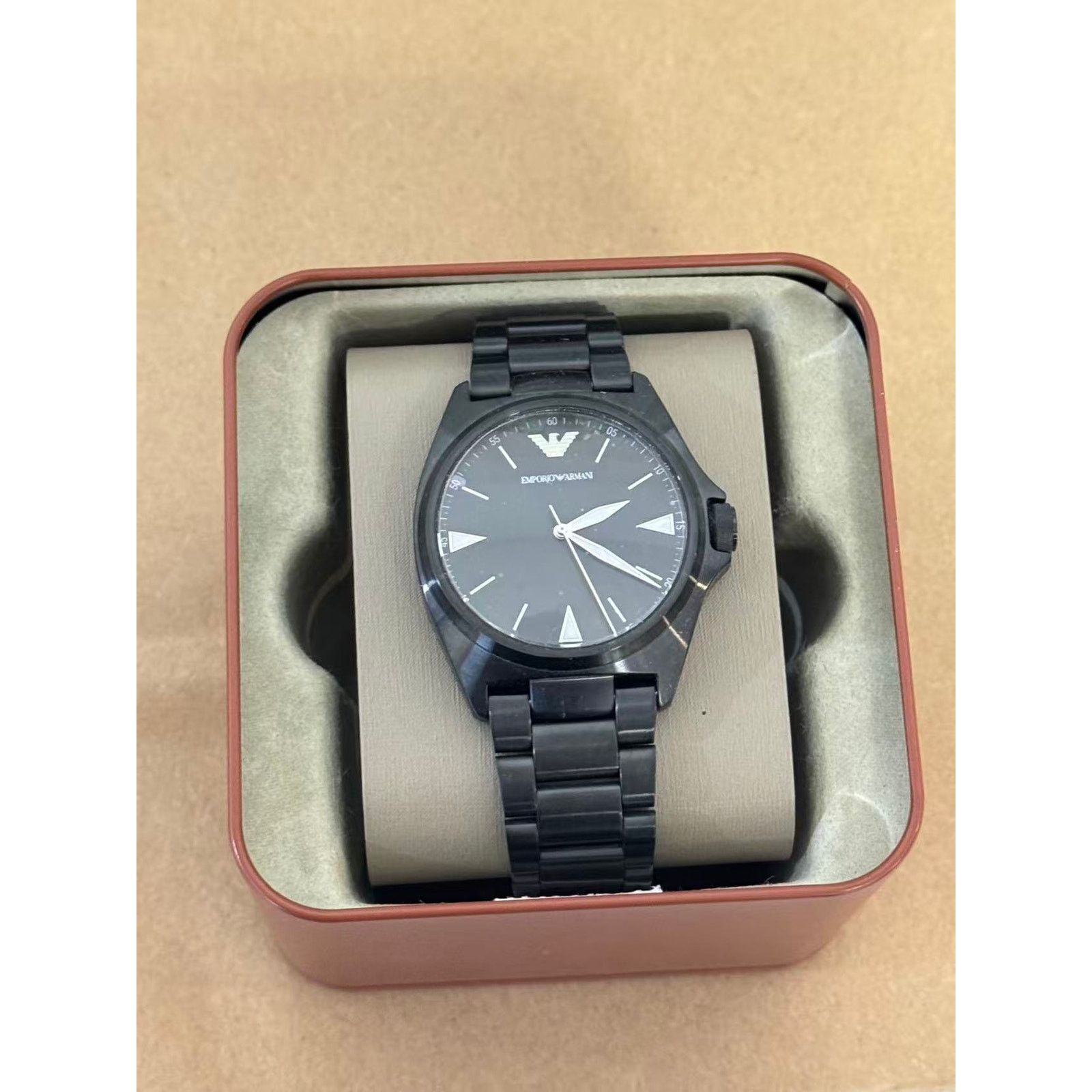 Emporio Armani Emporio Armani Watch Nicola AR11257 Men's Black Size ONE SIZE - 1 Thumbnail