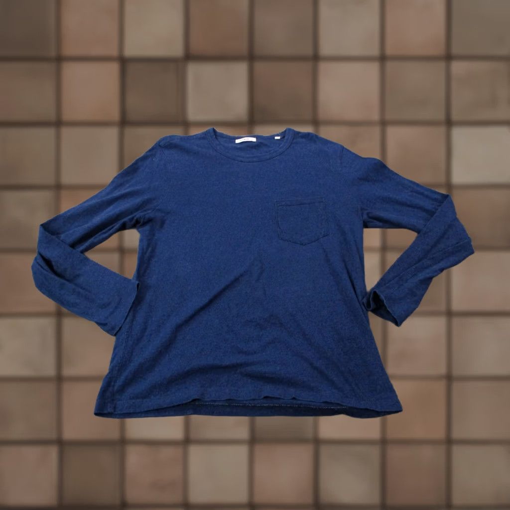 Buck Mason Buck Mason Shirt Mens M Blue Lightweight Thermal Knit Casual Minimalist Size US M / EU 48-50 / 2 - 1 Thumbnail