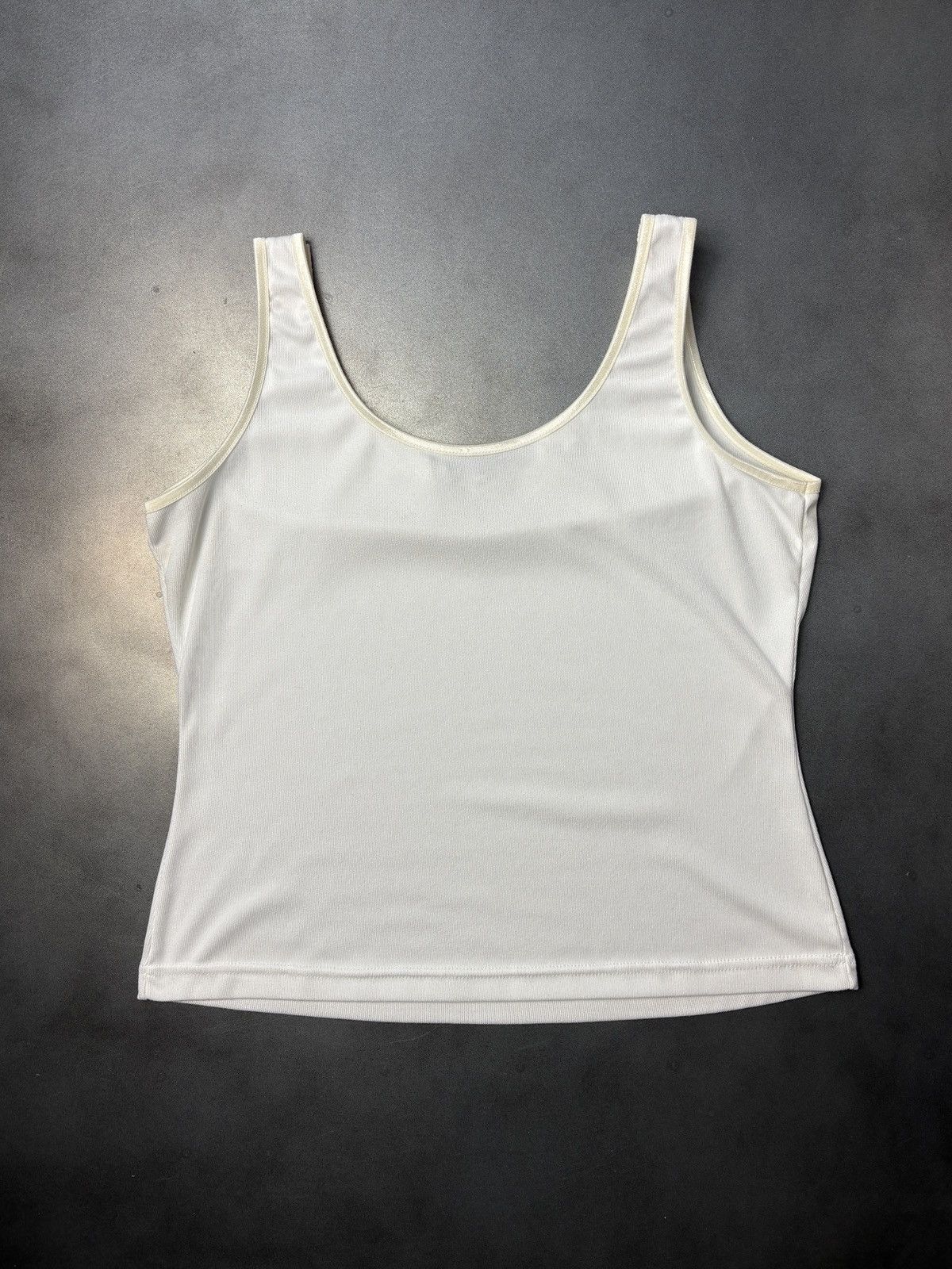 Vintage Y2K Vintage Tank Top Lace Trim Sleeveless Vest Shirt 2000s Size S / US 4 / IT 40 - 4 Thumbnail