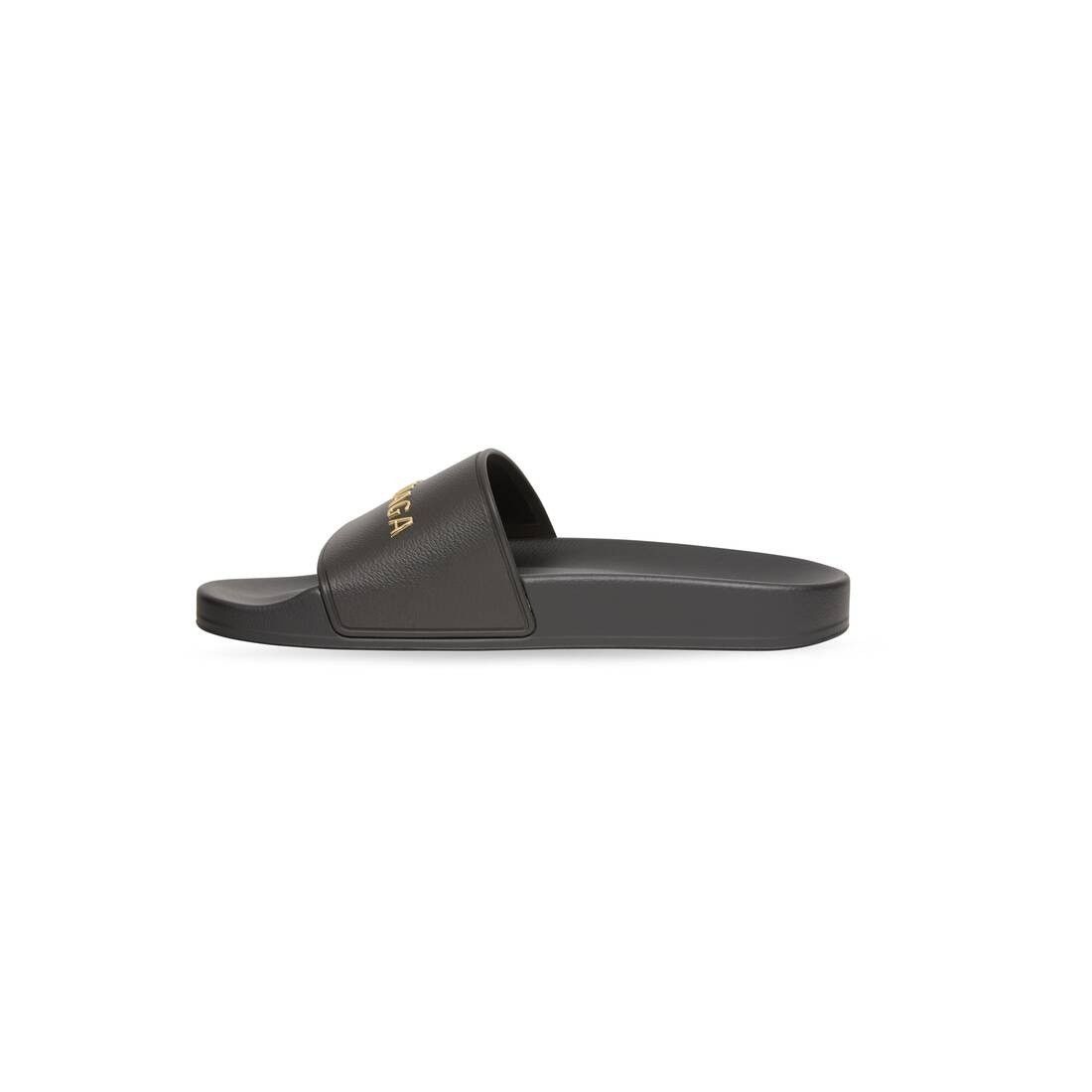 Balenciaga o1srvl11e1025 Pool Slide Sandals in Black Size US 9 / IT 39 - 4 Thumbnail