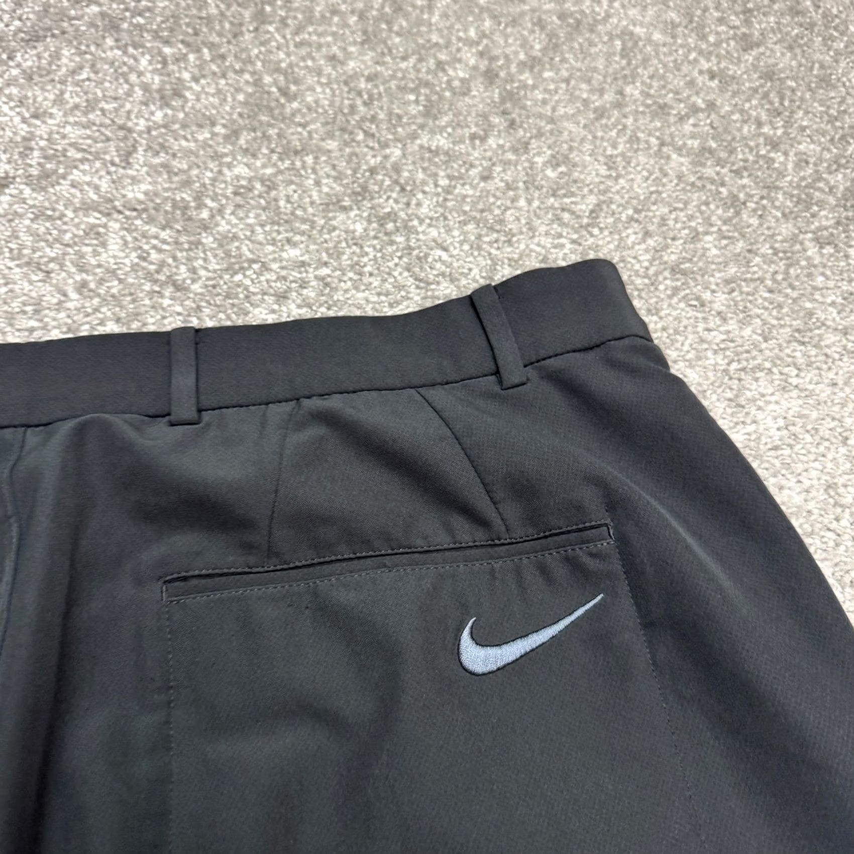 Nike Nike Golf Dri-Fit Pants Mens 38x30 Black Stretch Performance Active Regular Straight Garment Care Machine Washable Pockets Size US 38 / EU 54 - 3 Thumbnail