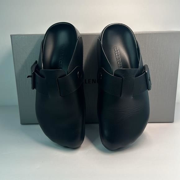 Balenciaga Balenciaga Women’s SUNDAY MULE ISunday Mule black matte calf Size US 6.5 / IT 36.5 - 3 Thumbnail