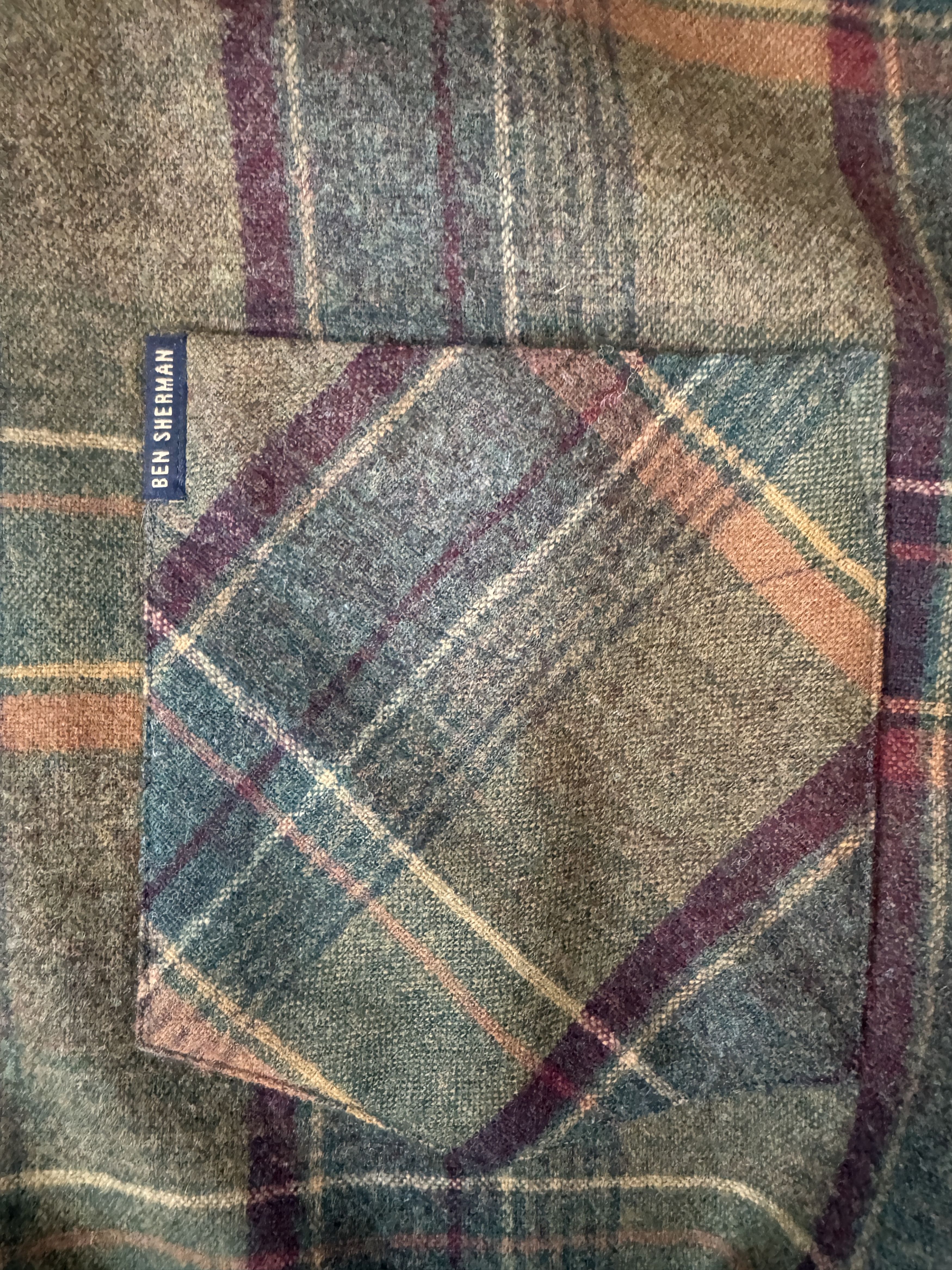 Pendleton Ben Sherman x Pendleton Woolen Mills - 100% Wool Plaid Shirt Size US S / EU 44-46 / 1 - 2 Thumbnail