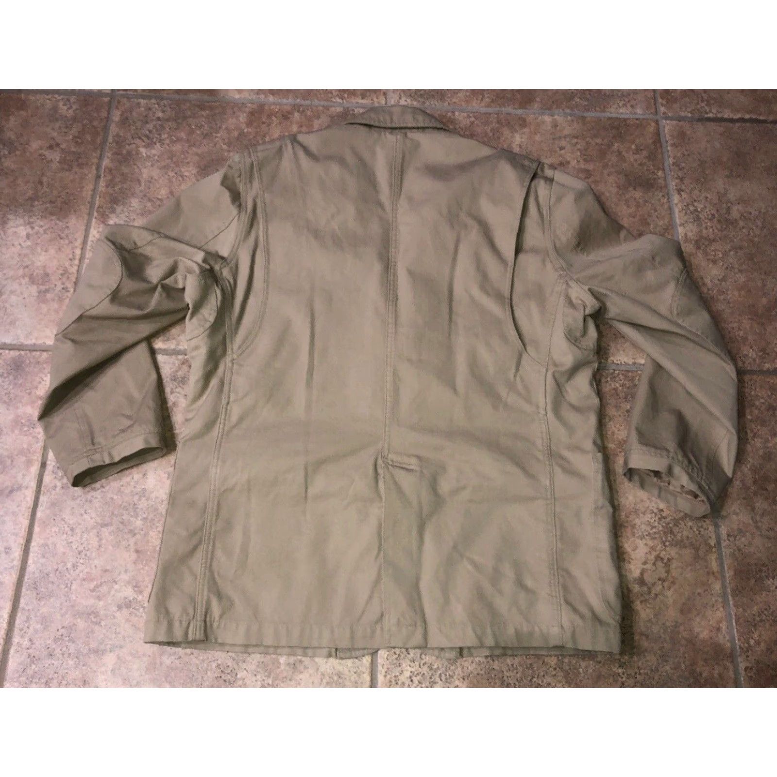 CO Duluth Trading Co Mens Beige Jacket Two Button Front L Regular Cotton Front-Button Beige Mens Size L Size US L / EU 52-54 / 3 - 4 Thumbnail