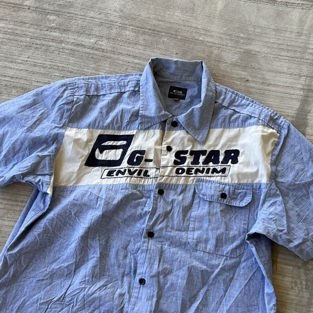 G-Star G-Star Vintage Biglogo Button Hawaii Shirt Size US XL / EU 56 / 4 - 2 Thumbnail