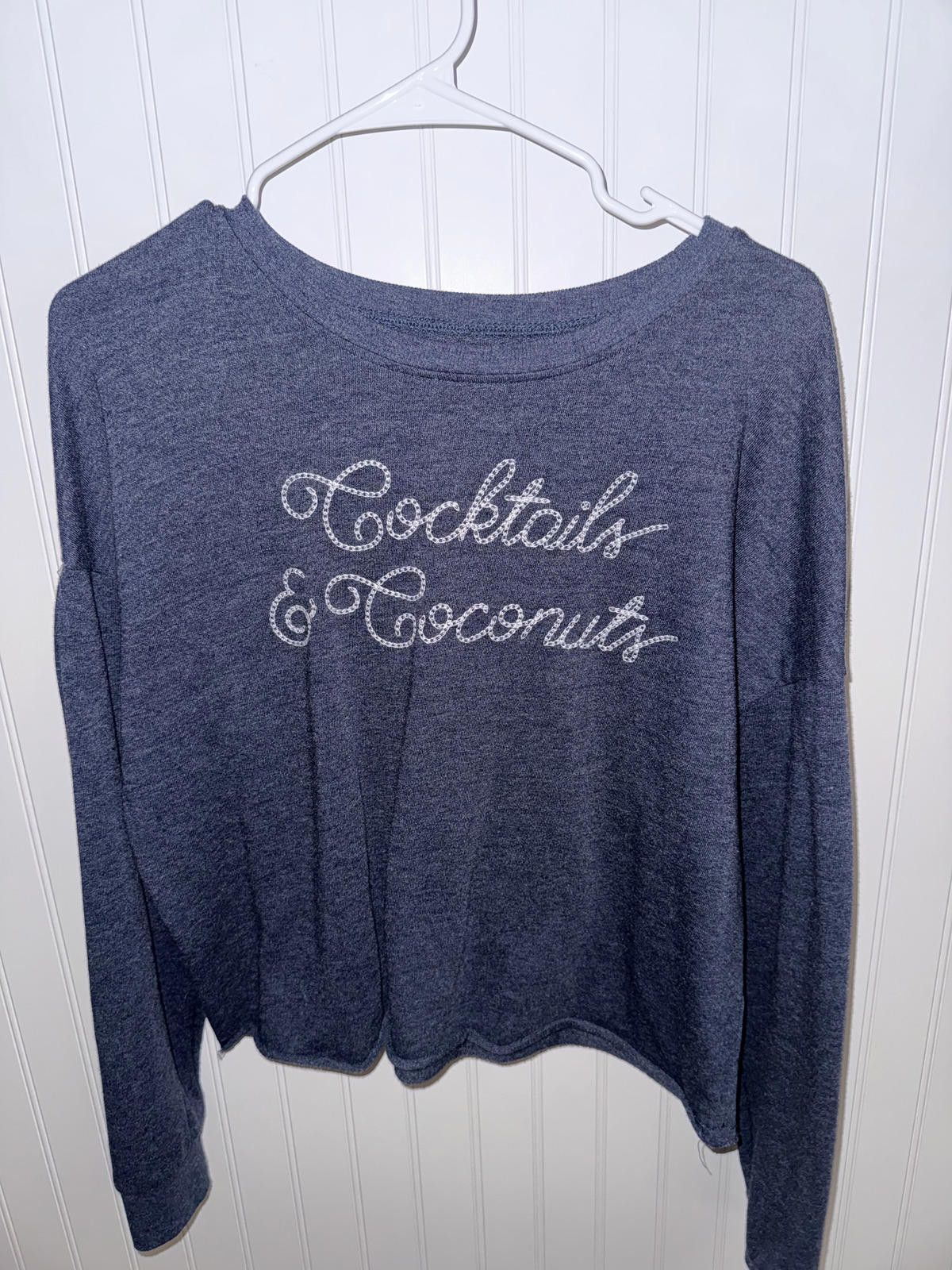 Other Zoe + Liv Medium Gray Long Sleeve Sweatshirt Size M / US 6-8 / IT 42-44 - 1 Thumbnail
