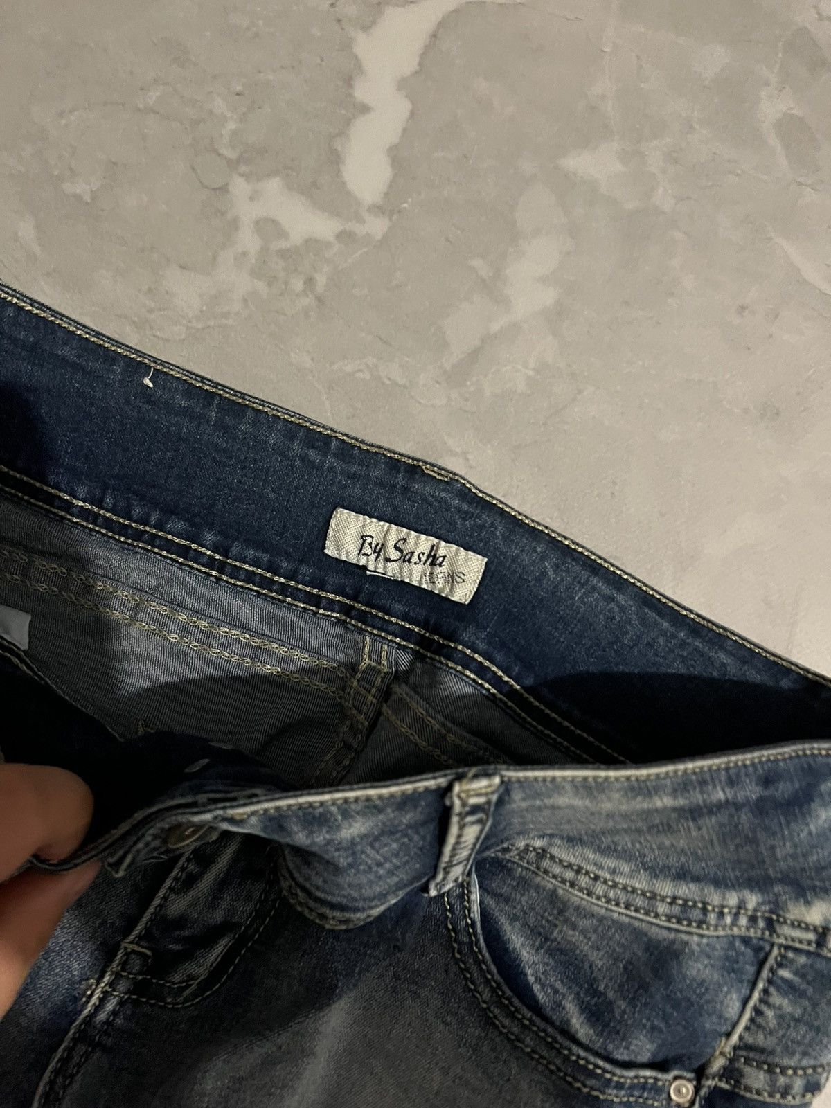 Vintage Glamour Skinny Sexy Fit Avan / Vintage Washed Designer 90 Size US 31 - 4 Thumbnail