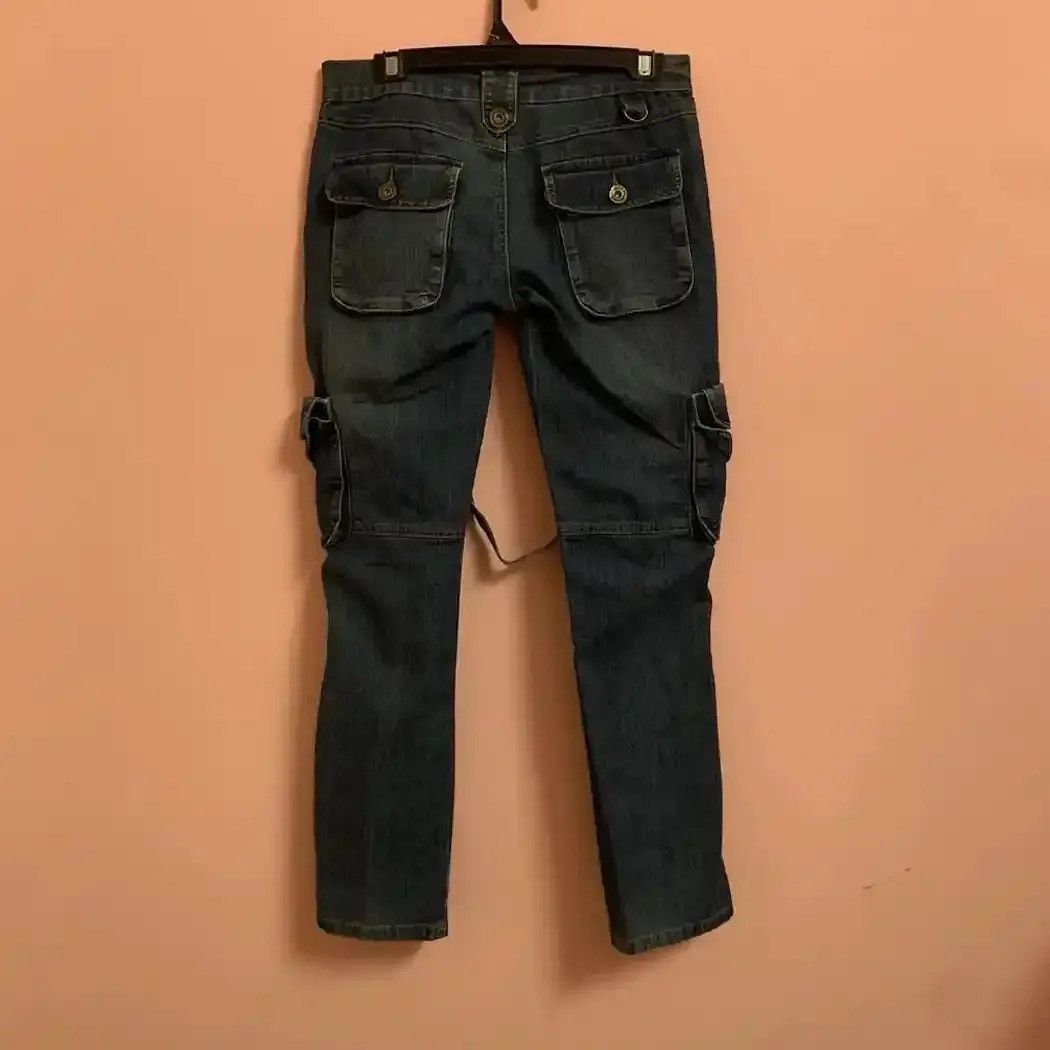 Edition Japan SICKS💥Japanese Vintage Jeans Bondage Punk Cargo Pants Size US 30 / EU 46 - 7 Thumbnail