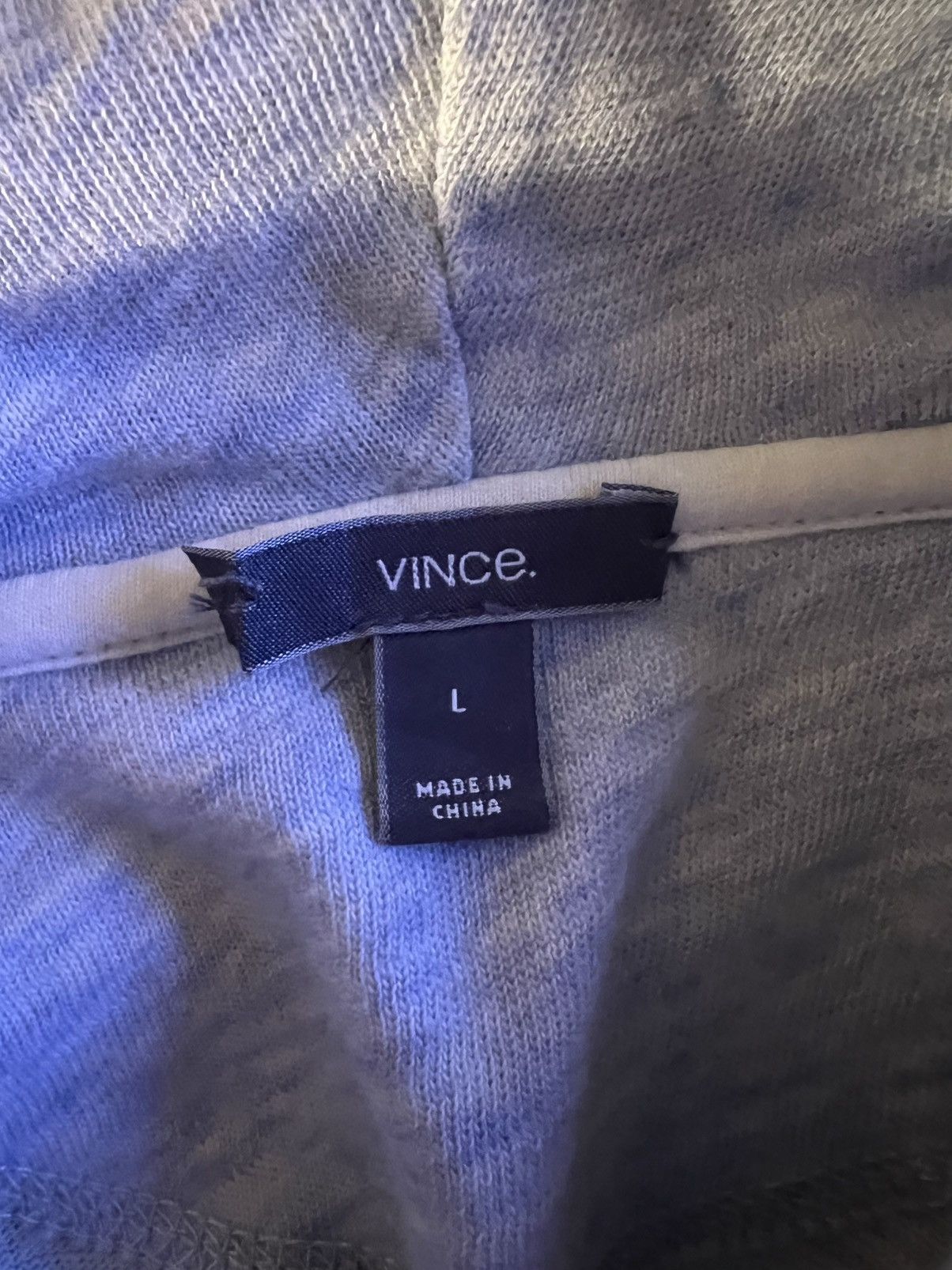 Vince Vince Mens blue pullover hoodie Size US L / EU 52-54 / 3 - 5 Thumbnail
