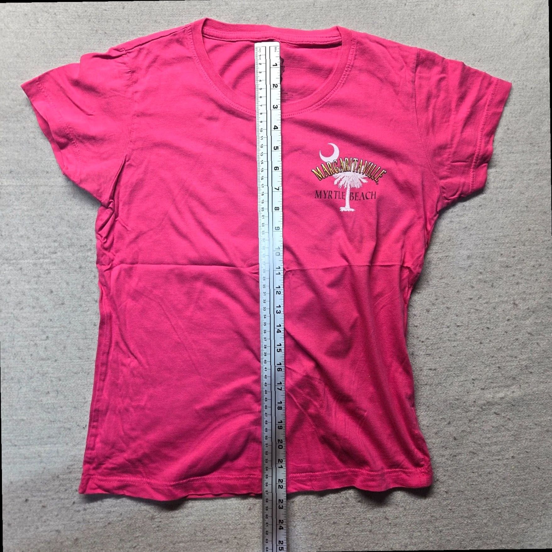 Vintage Margaritaville T-Shirt Adult Men's M Medium Pink Myrtle Beach South Carolina SC Size US M / EU 48-50 / 2 - 6 Thumbnail