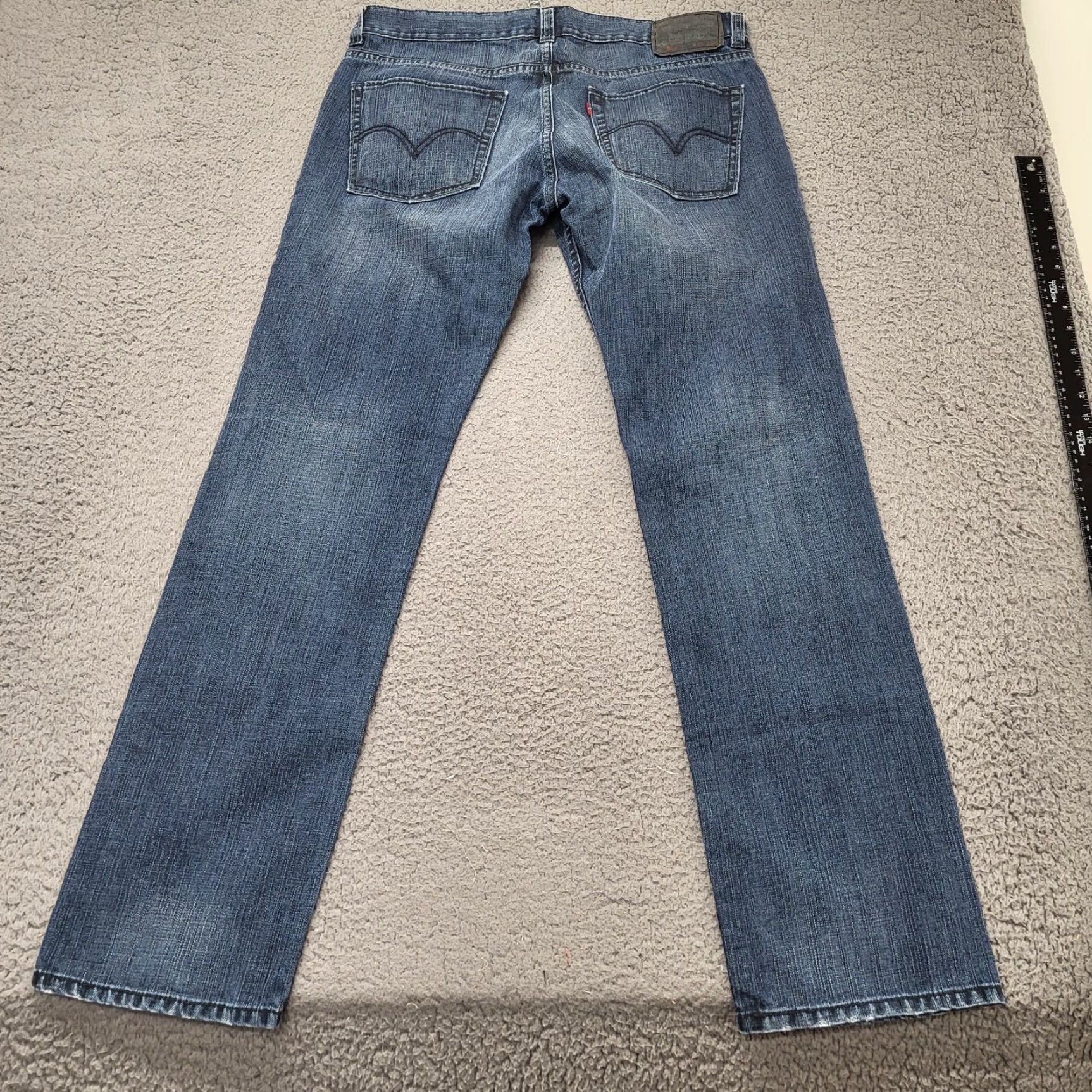 Levi's Levi's Jeans Men 511 Skinny 38x34 Blue Dark Wash College Denim Size US 38 / EU 54 - 3 Thumbnail