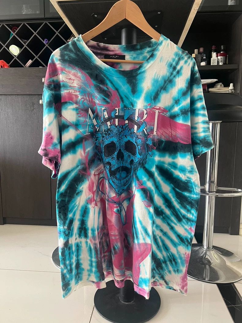 Amiri AMIRI Authentic Men's T-shirt Fashion Gradient 2501-Nextarr Size US L / EU 52-54 / 3 - 1 Thumbnail