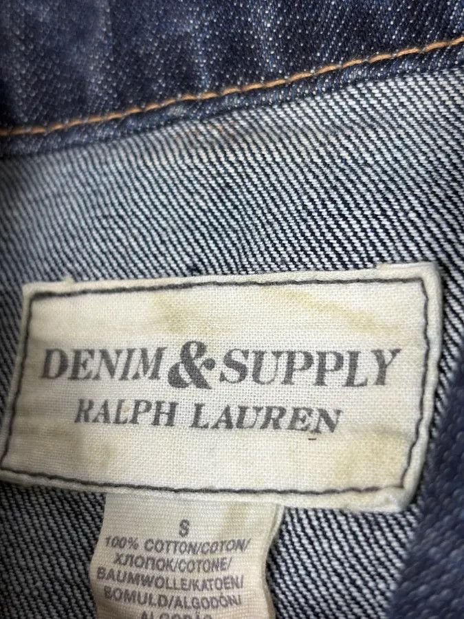 Polo Ralph Lauren Ralph Lauren Denim & Supply Faded Blue Denim Trucker Jacket Size US S / EU 44-46 / 1 - 9 Thumbnail