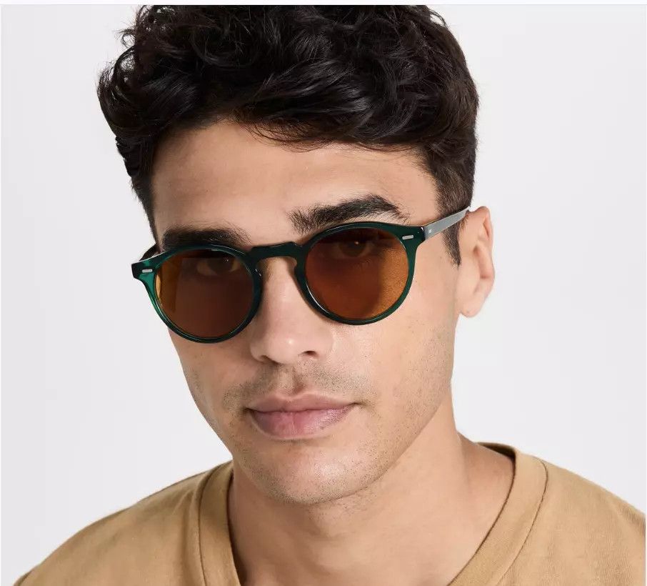 Oliver Peoples Oliver Peoples Gregory Peck Sun Rust/ Green Photo Size ONE SIZE - 2 Thumbnail