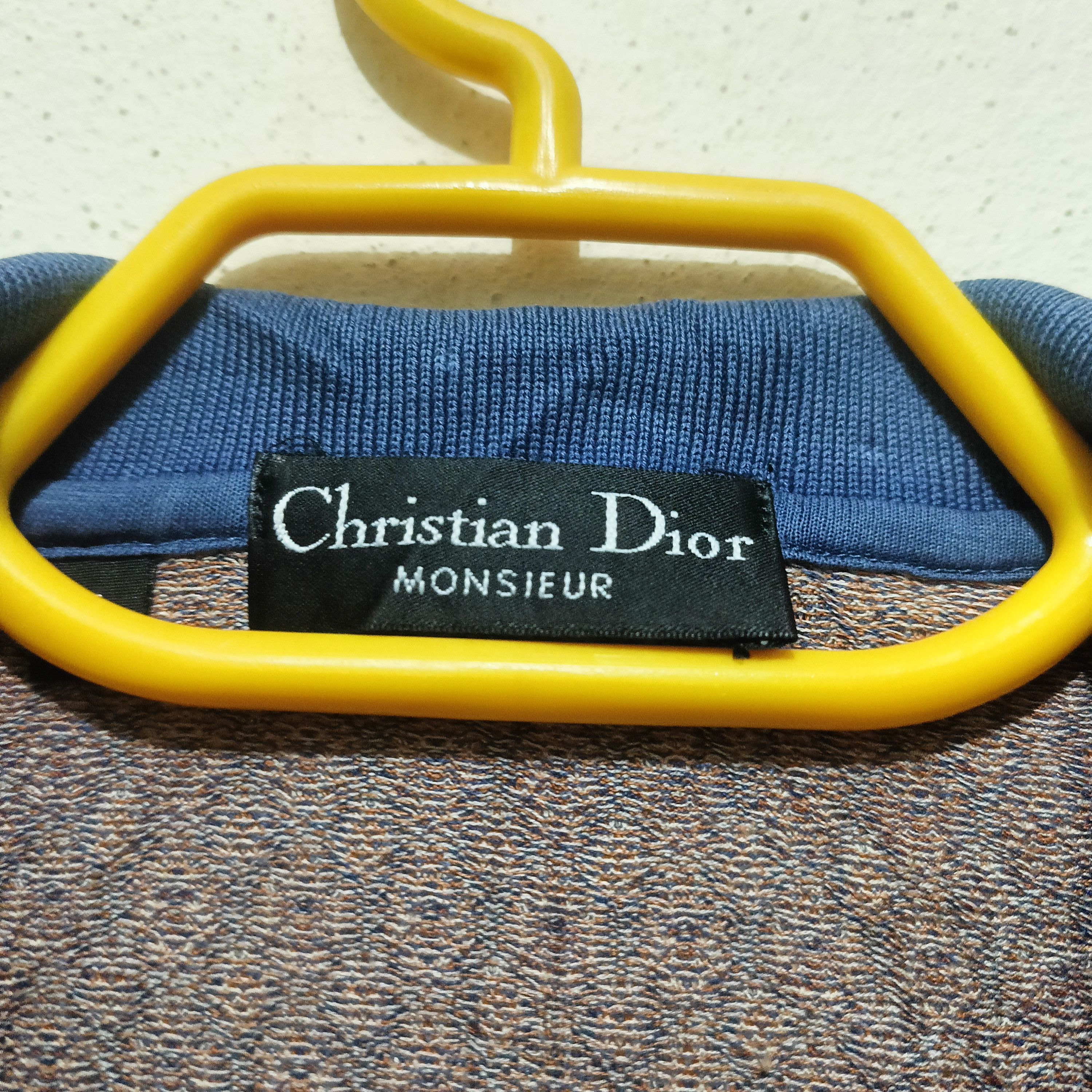 Christian Dior Monsieur Vintage Christian Dior Monsieur Polo Tee Single Pocket Size US L / EU 52-54 / 3 - 4 Thumbnail
