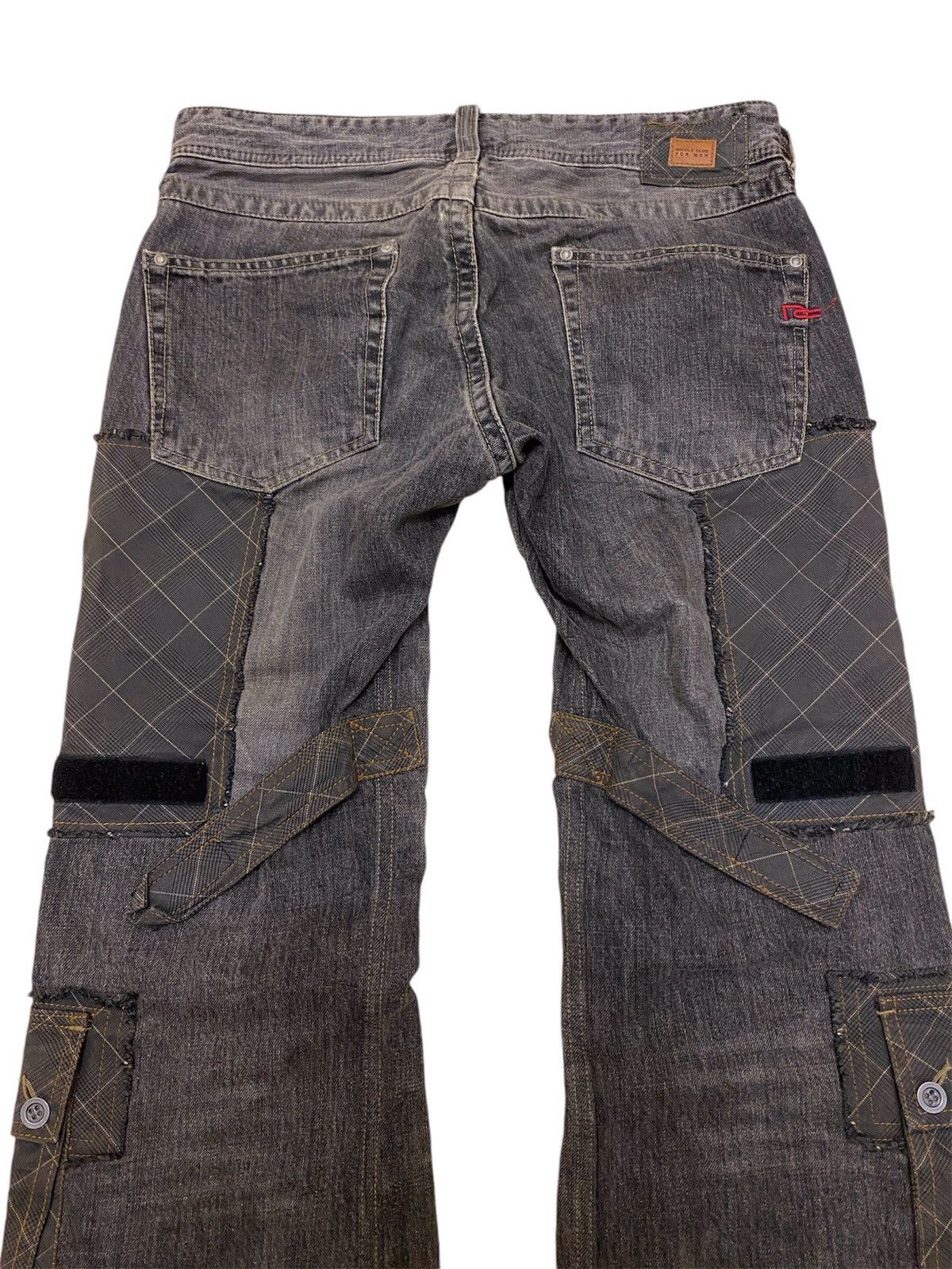 If Six Was Nine × Japanese Brand × Nicole Club Nicole Club Multipocket Cargo Bondage Jeans Size US 32 / EU 48 - 11 Thumbnail