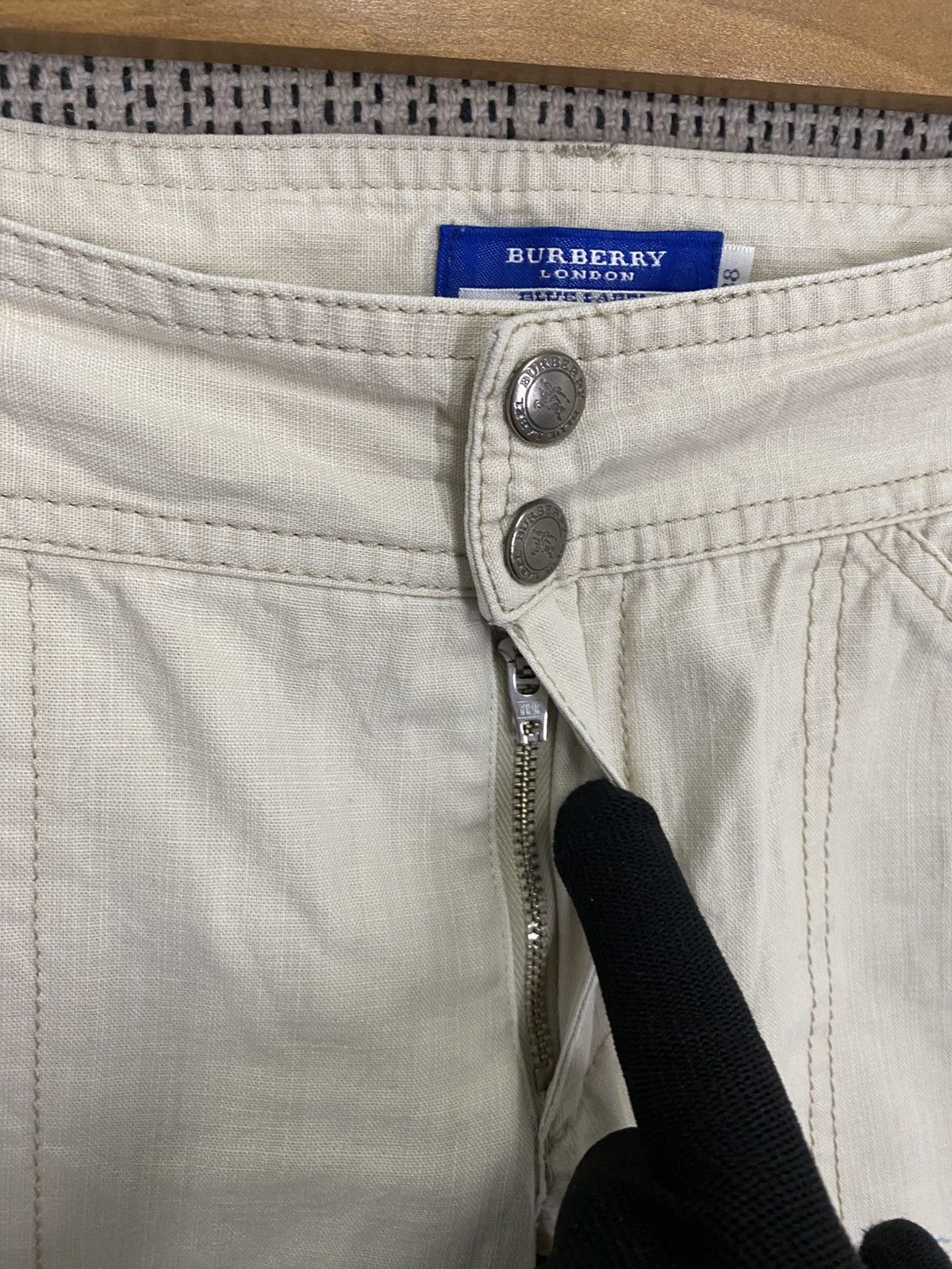 Burberry × Burberry Prorsum × Vintage Burberry london blue label short pant small logo size 38 Size US 29 - 4 Thumbnail