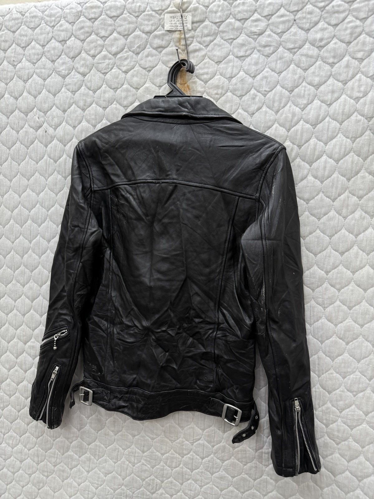 🔥🔥🔥ARCHIVE JACROSE DOUBLE COLLAR LEATHER PUNK JACKET
