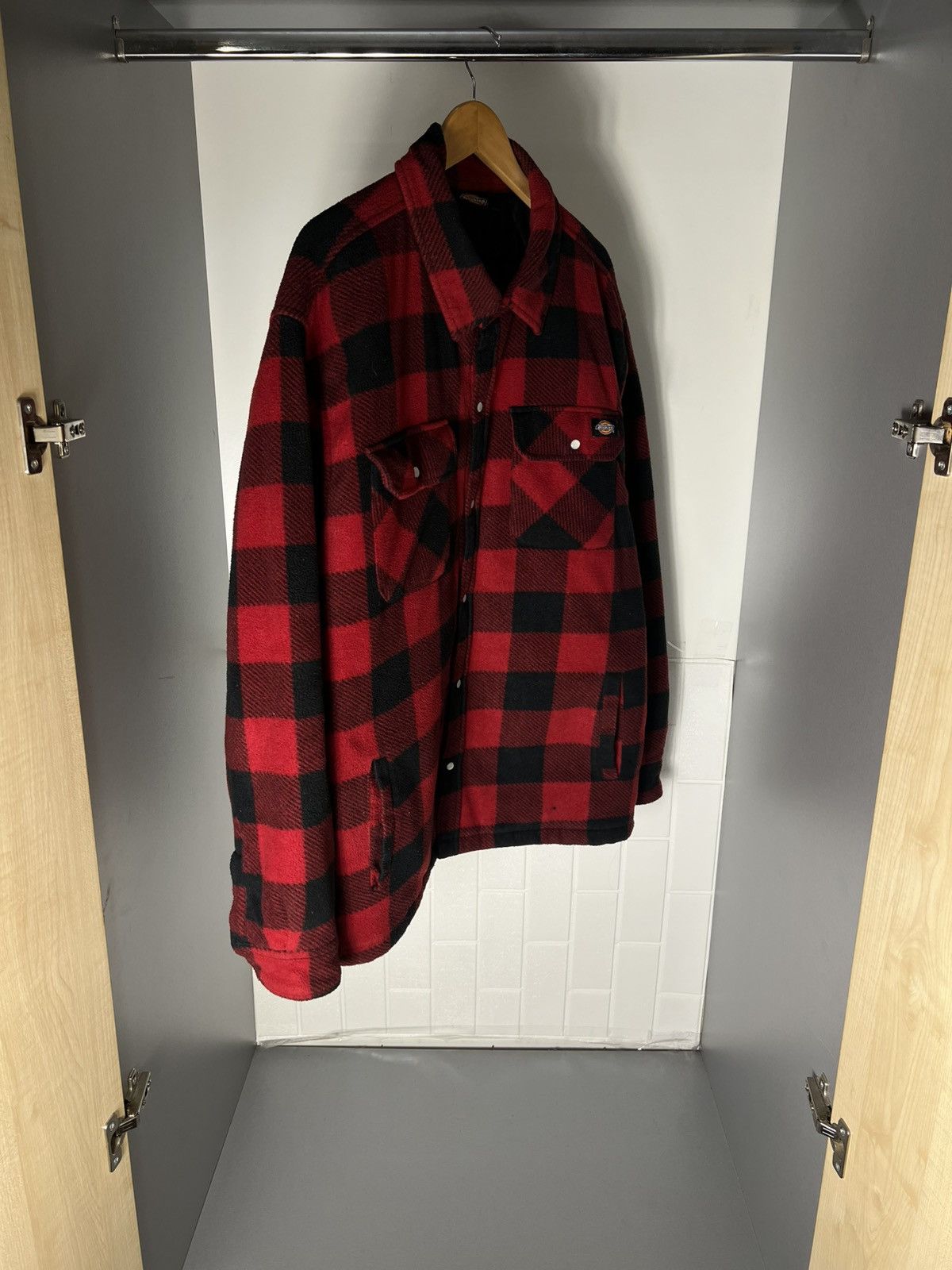 Dickies VINTAGE DICKIES FLANNEL SHERPA JACKET CASUAL DESIGNER 90s Size US XXL / EU 58 / 5 - 8 Thumbnail