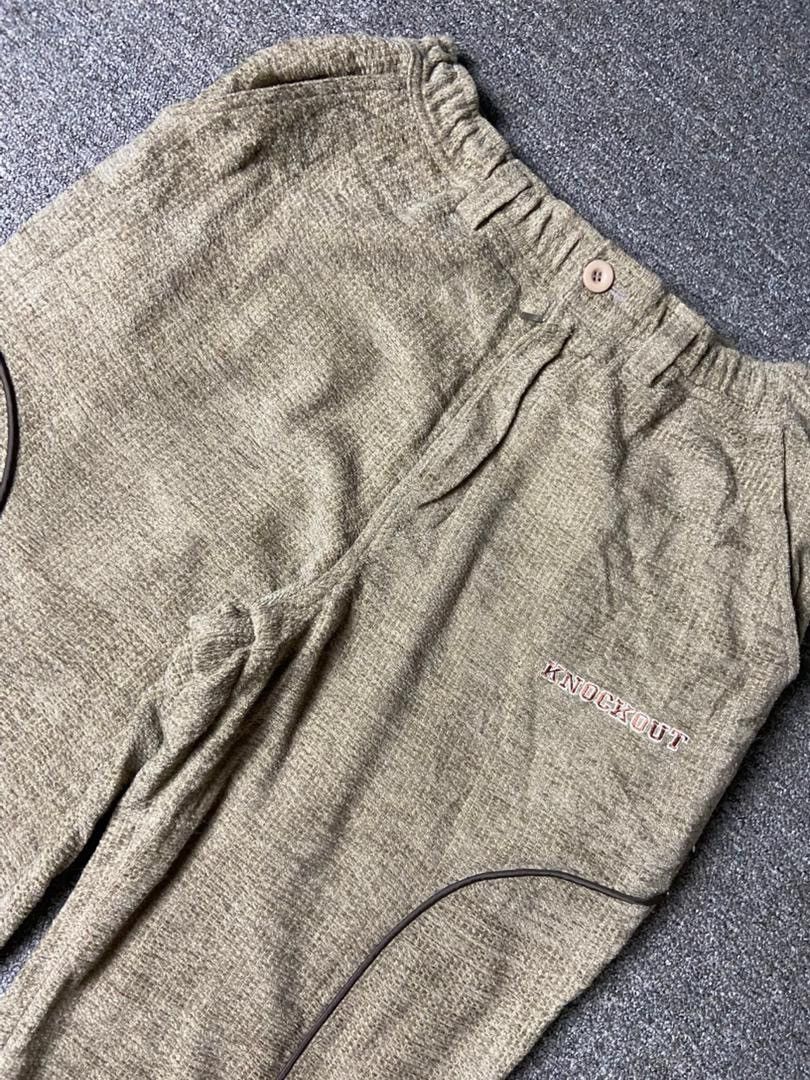 Japanese Brand Knockout Sportswear Garment Corduroy Pants with Cuffs (179) Size US 30 / EU 46 - 10 Thumbnail