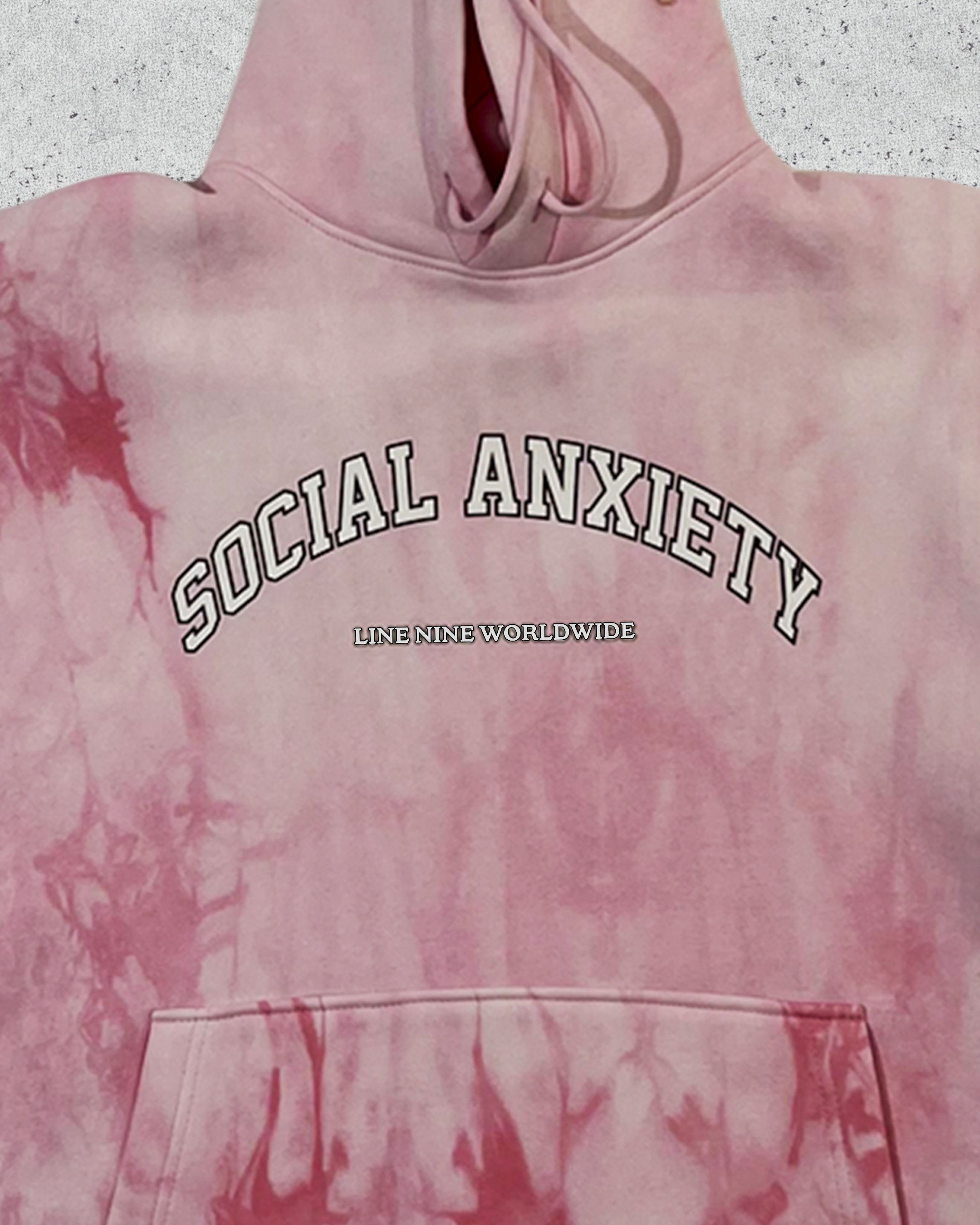 Other "Social Anxiety" tie-die hoodie Size US M / EU 48-50 / 2 - 2 Thumbnail