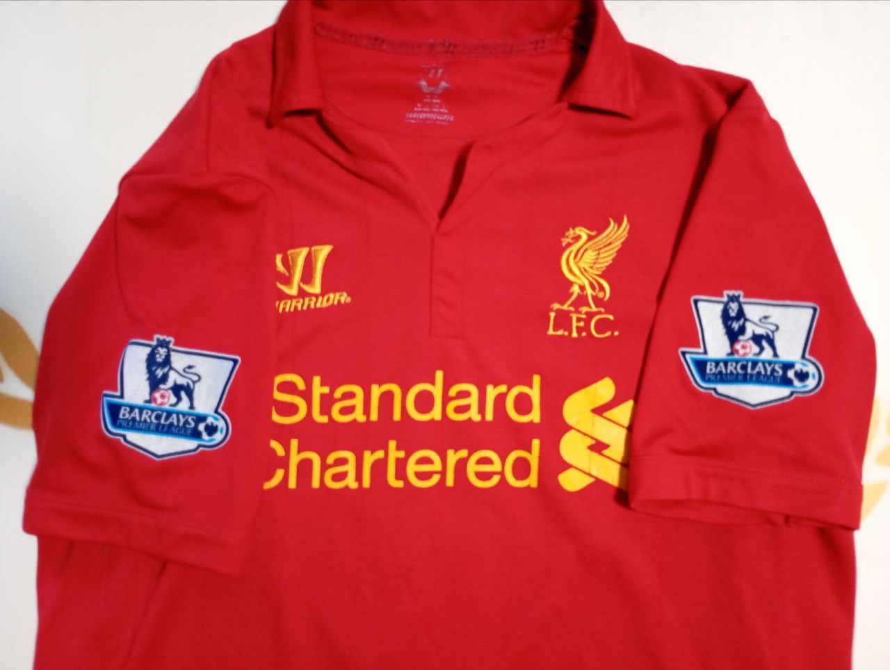 Warrior Liverpool FC Warrior Home Jersey 8 Gerrard 2012-2013 Size US L / EU 52-54 / 3 - 6 Thumbnail