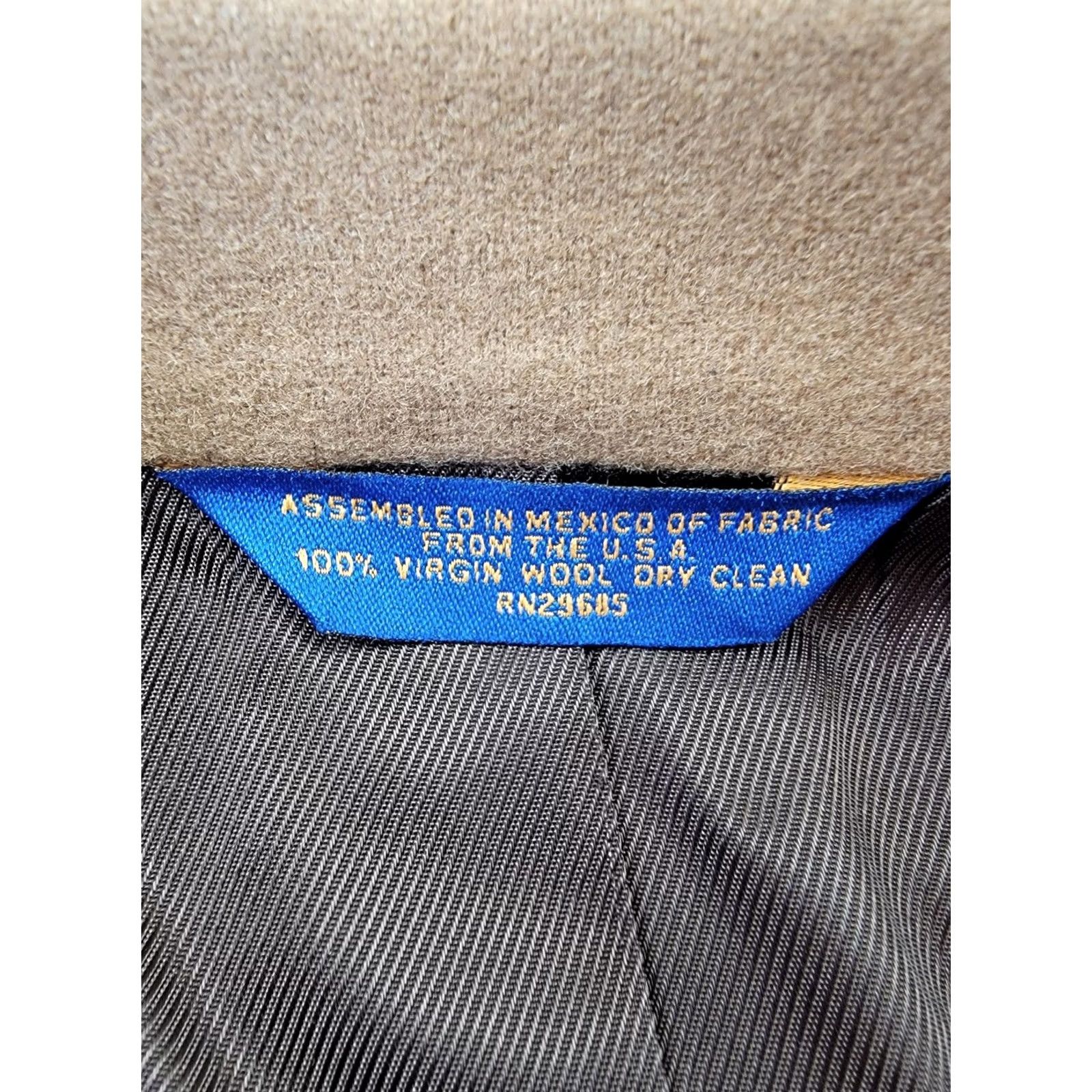 Pendleton Pendleton Blazer Mens 42 Long Brown 2 Button Vented Virgin Wool Classic Preppy Shirt Jacket Blazer Mens Size 42R - 2 Thumbnail