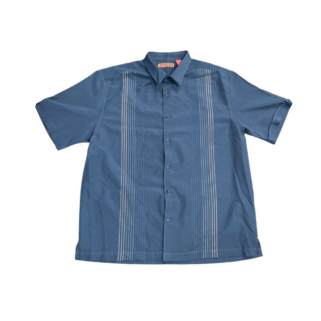 Havana Guayabera Cuban Style Button UP Short Sleeve Shirt XL Beach Size US XL / EU 56 / 4 - 1 Thumbnail