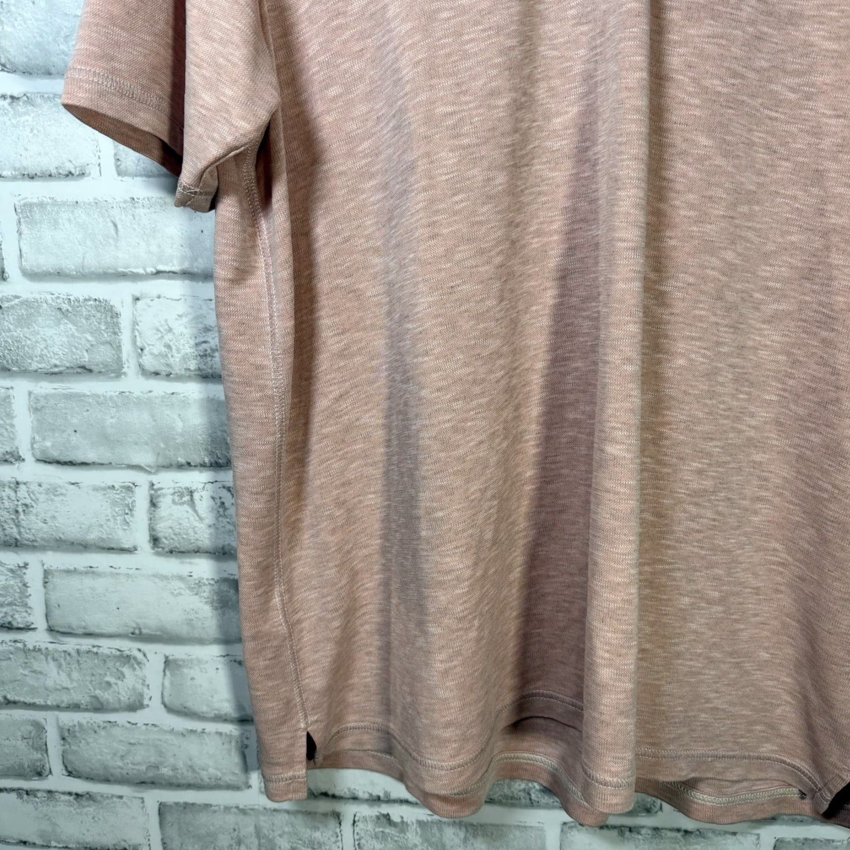 Tommy Bahama Tommy Bahama Pink Modal Blend Polo Shirt Mens XL Size Polo Men Pink Modal Knit Shirt Size US XL / EU 56 / 4 - 3 Thumbnail