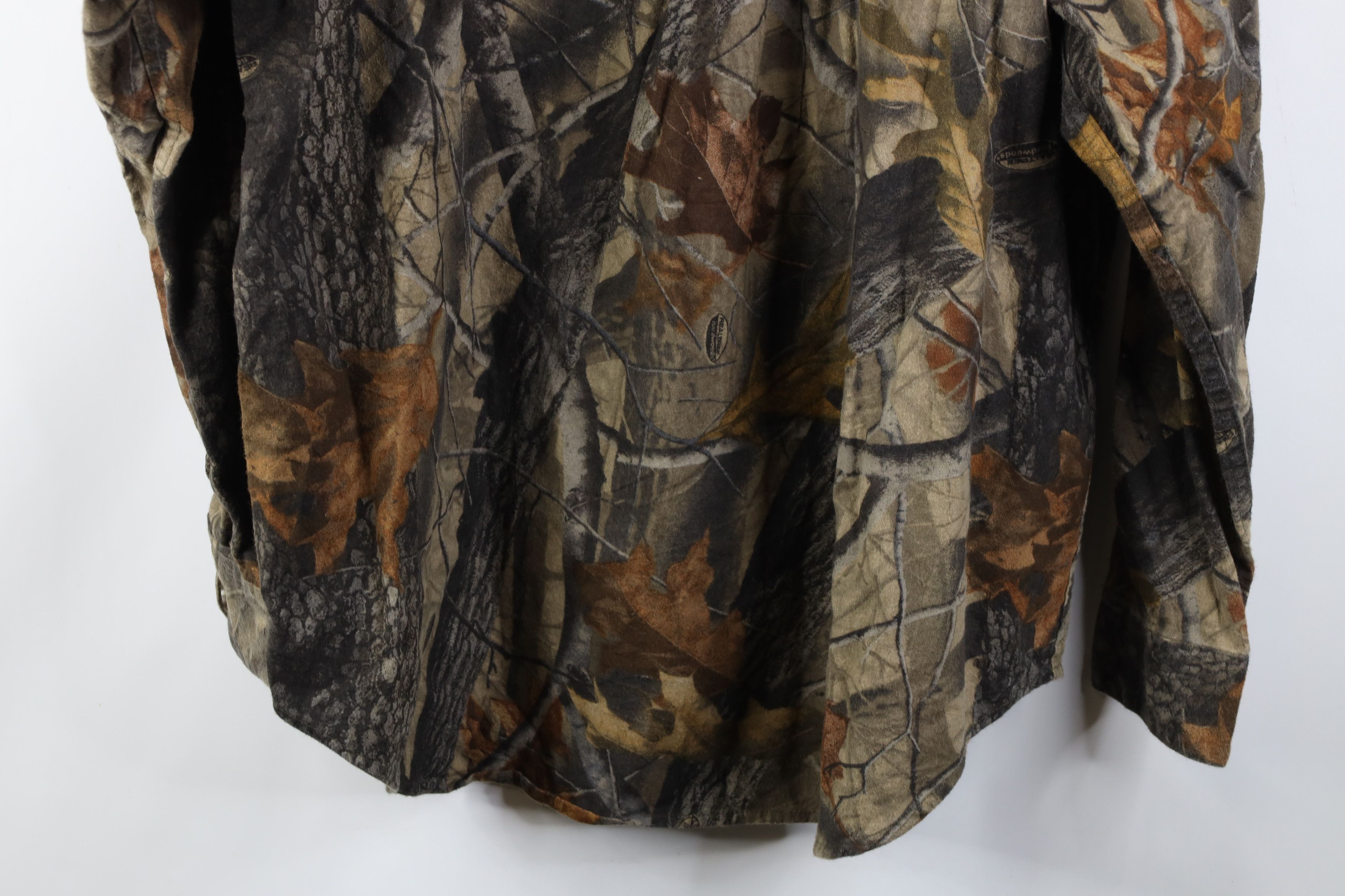 Vintage Vintage Y2K Streetwear Camouflage Chamois Cloth Button Shirt Size US XXL / EU 58 / 5 - 11 Thumbnail