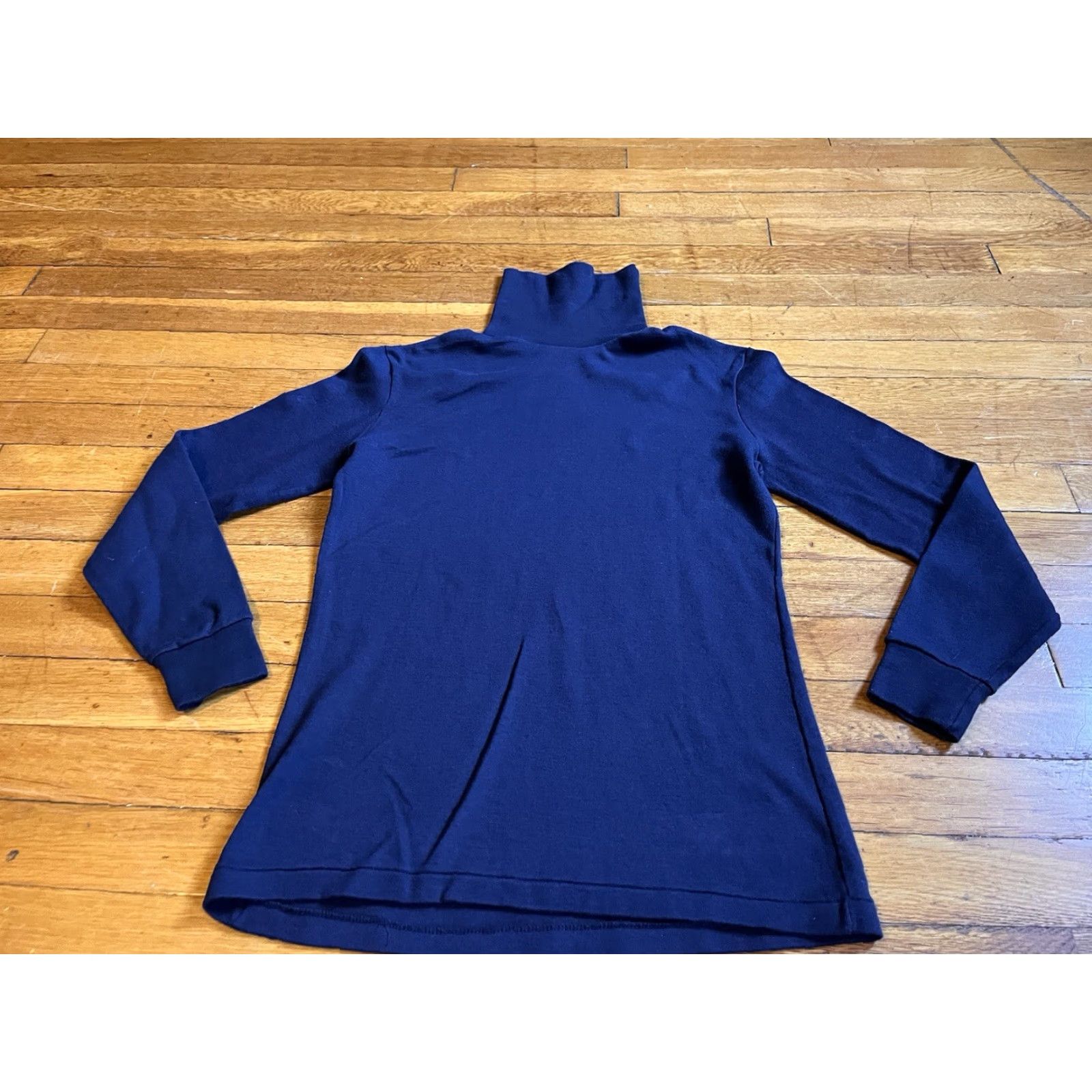 Eastern Mountain Sports VINTAGE EMS Turtleneck Long Sleeve Shirt Women’s M Black Blue Lot 80s Womens Size M / US 6-8 / IT 42-44 - 3 Thumbnail
