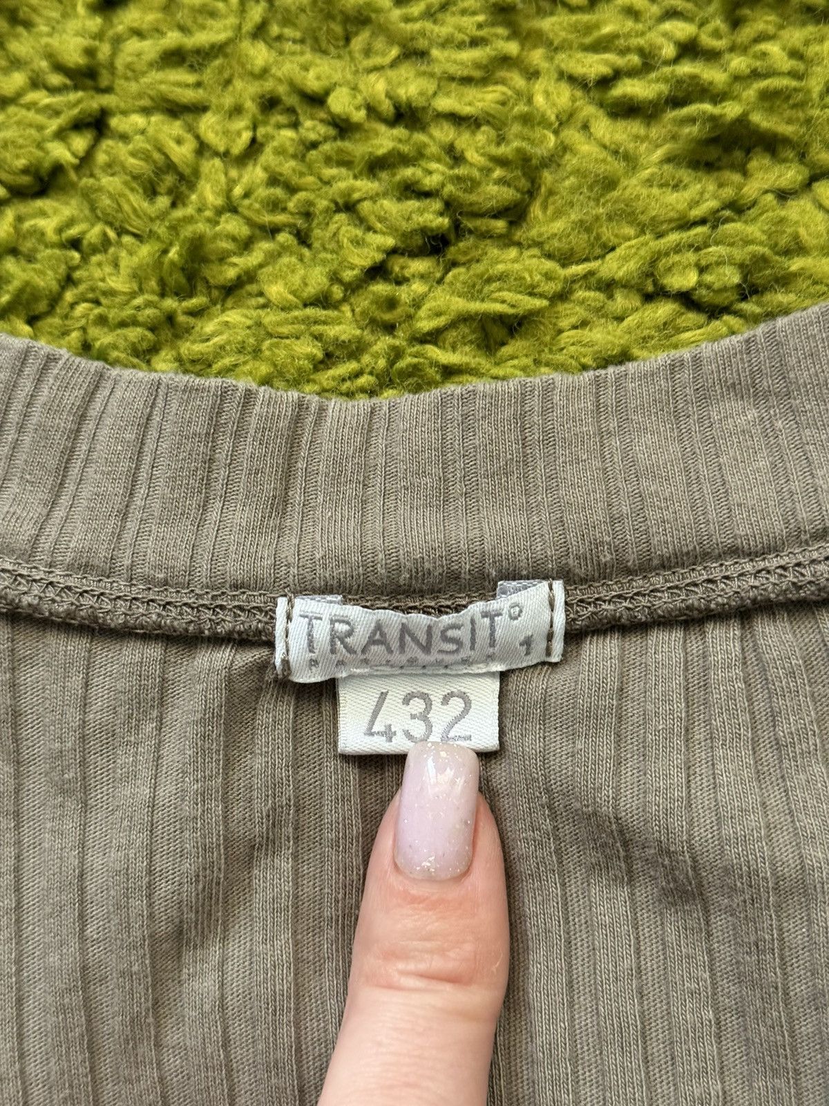 Transit × Transit Uomo Transit par-such avant garde ribbed cardigan longsleeve Size S / US 4 / IT 40 - 6 Thumbnail