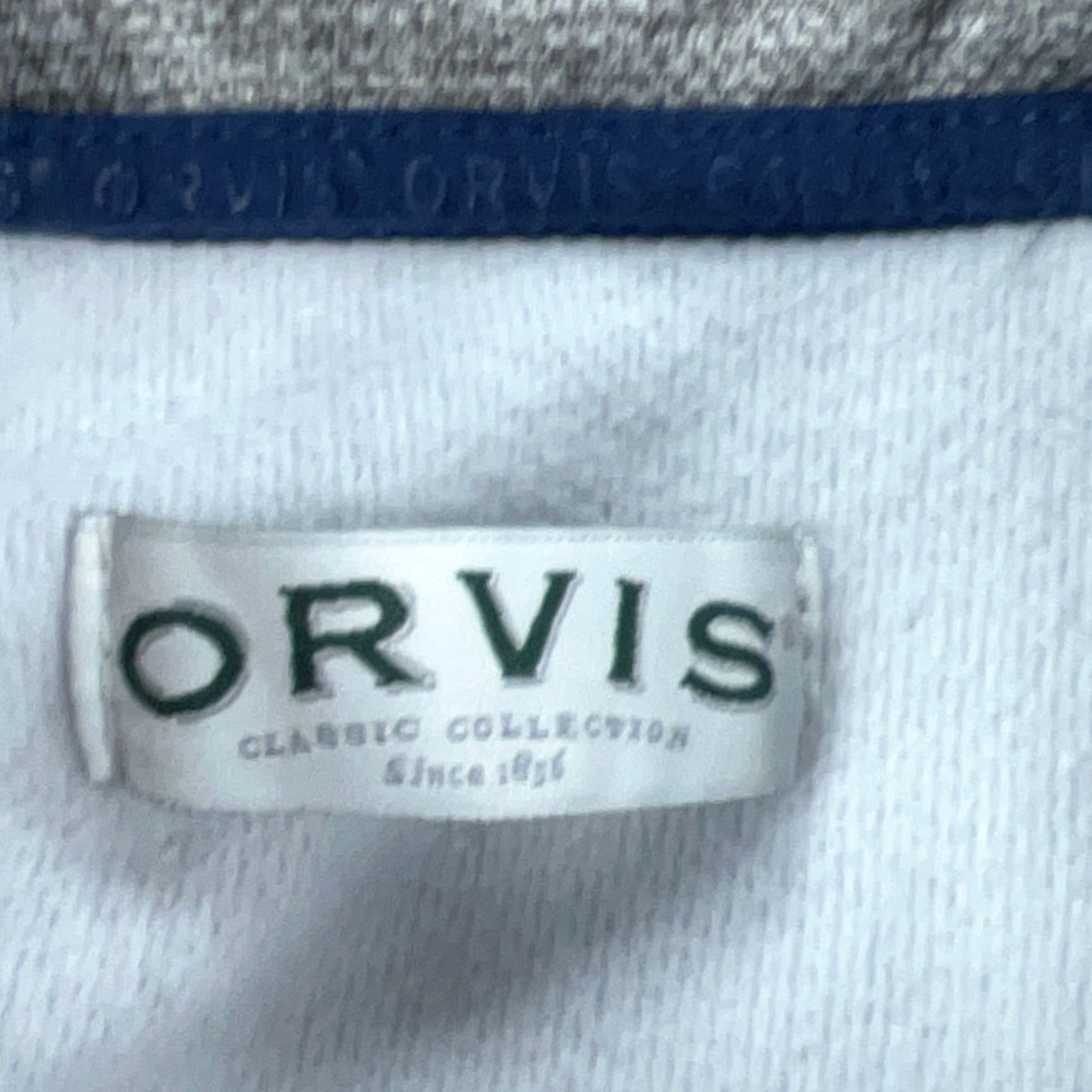 Orvis Orvis Jacket Men XL Gray Full Zip Lightweight Lined Pockets Breathable Regular Fit Holiday? (Note: must avoid adding text) Size US XL / EU 56 / 4 - 5 Thumbnail