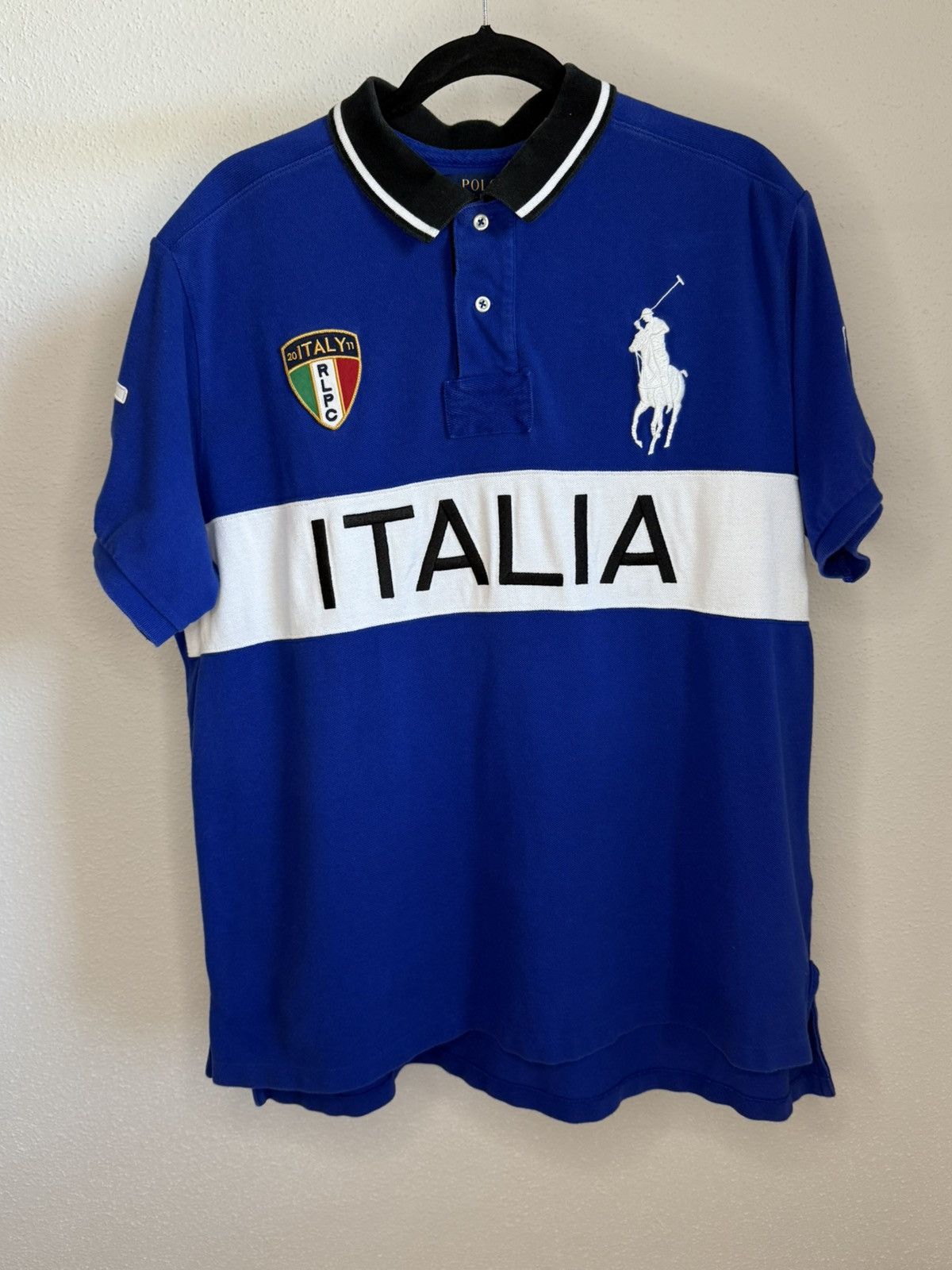 【美品】PoloRalphLauren ChiefKeef着用 ITALIA Polo Ralph Lauren italy chief keef polo y2k rare