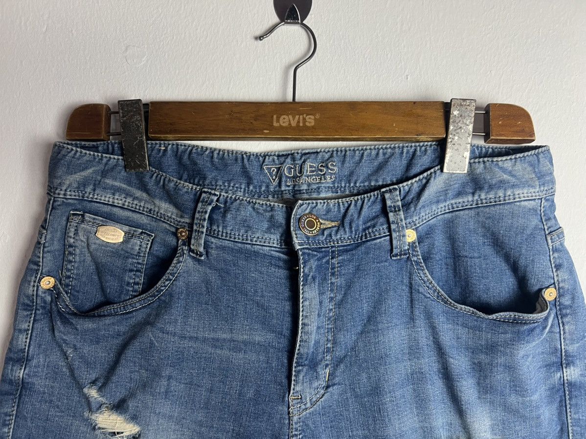 Guess Guess Denim Distressed Jorts Shorts Size US 33 - 3 Thumbnail