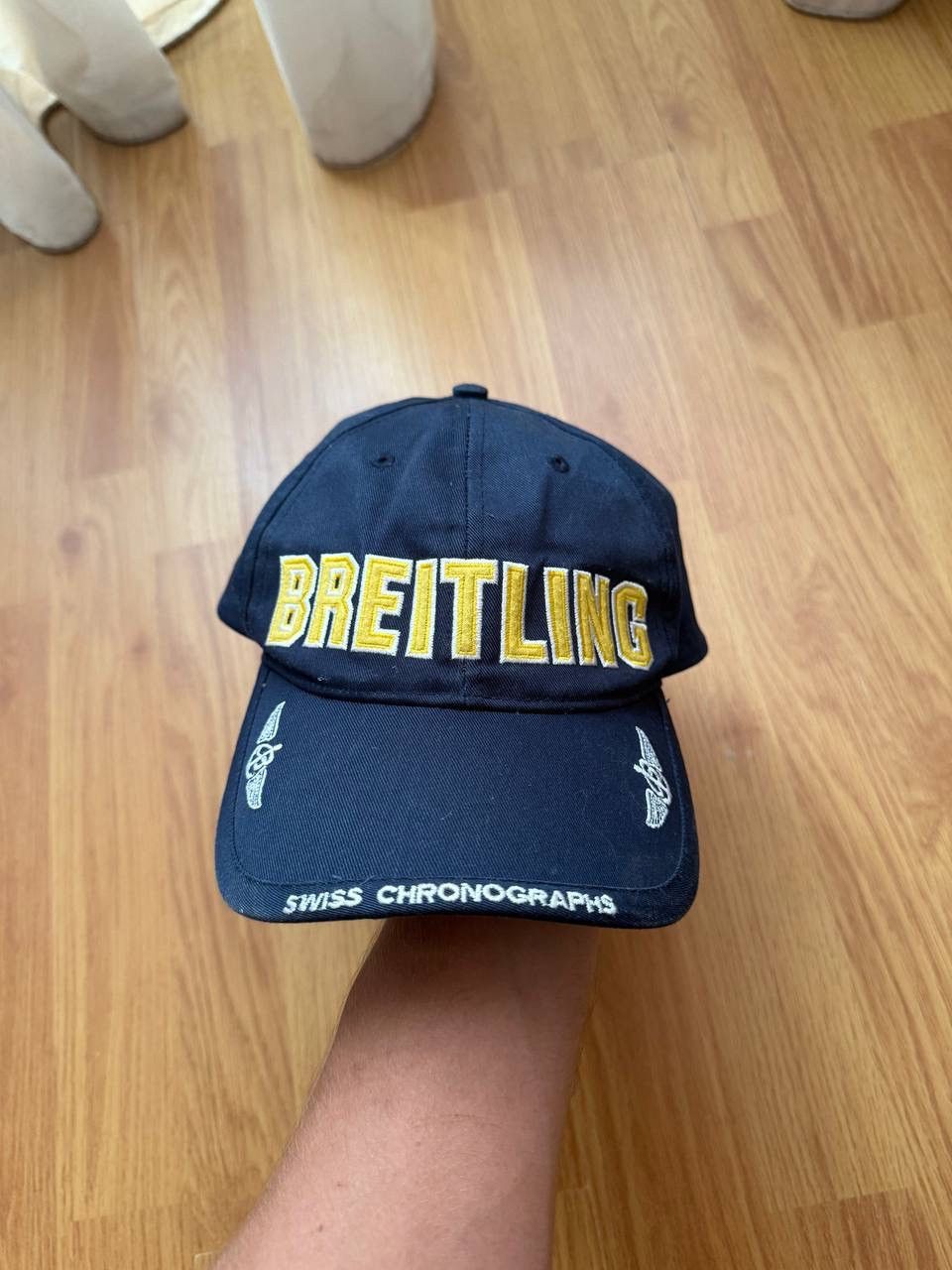 Breitling Vintage Breitling Cap Hat Rolex Cartier Racing Omega Size ONE SIZE - 2 Thumbnail