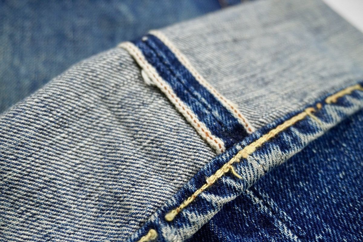Denime × Japanese Brand × Vintage Vintage DENIME selvedge distressed jeans japanese brand Size US 30 / EU 46 - 2 Thumbnail