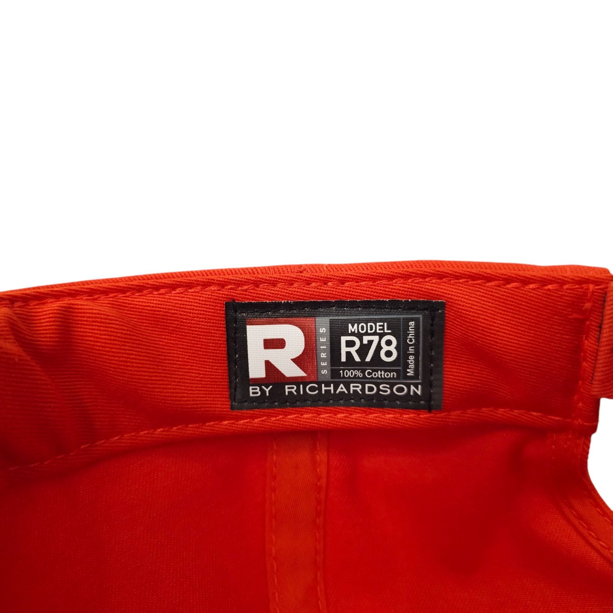 Richardson My Bank Embroidered Logo Strapback Cap Sandwich Brim Trucker Size ONE SIZE - 8 Thumbnail