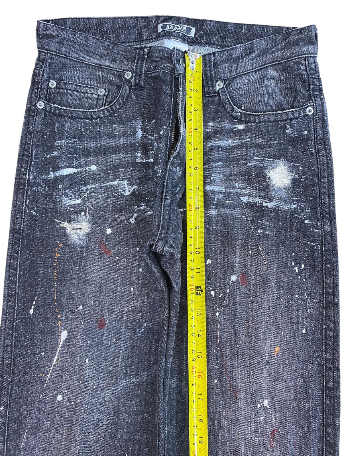 Japanese Brand Japanese Brand Splatter Paint Style Loose Jeans Size US 28 / EU 44 - 6 Thumbnail