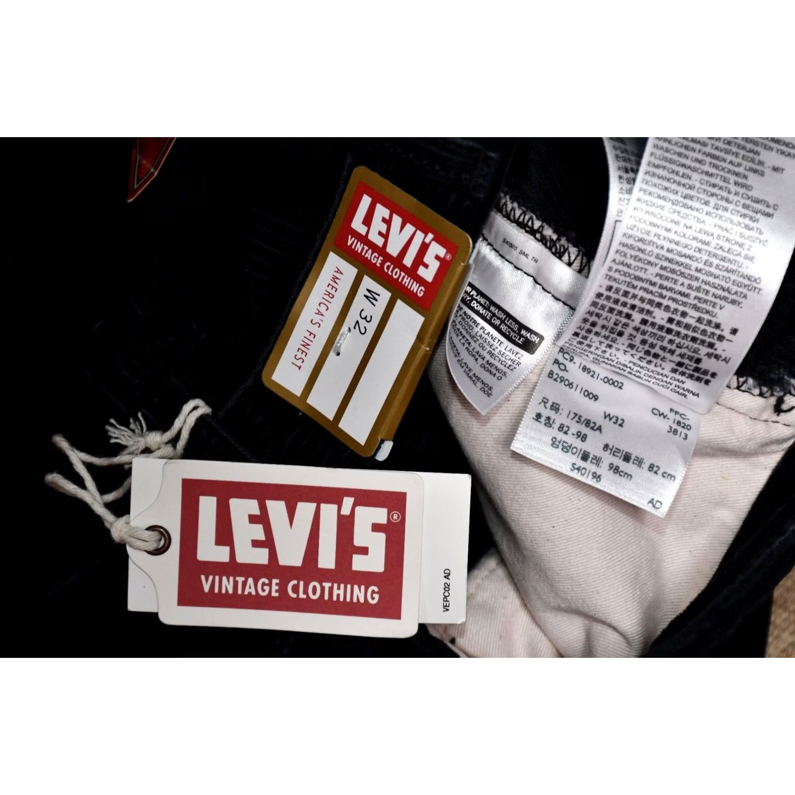 Levi's VINTAGE Levi's 519 Pants Corduroy Straight Leg Levi's Vintage Clothing W32 Mens Regular Blue Size US 32 / EU 48 - 6 Thumbnail