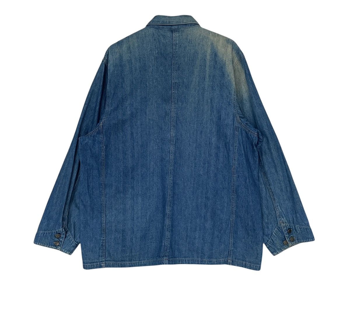Japanese Brand × Vintage Vintage Brand Active Scene Pullover Denim Jacket 1990s Size US L / EU 52-54 / 3 - 2 Thumbnail