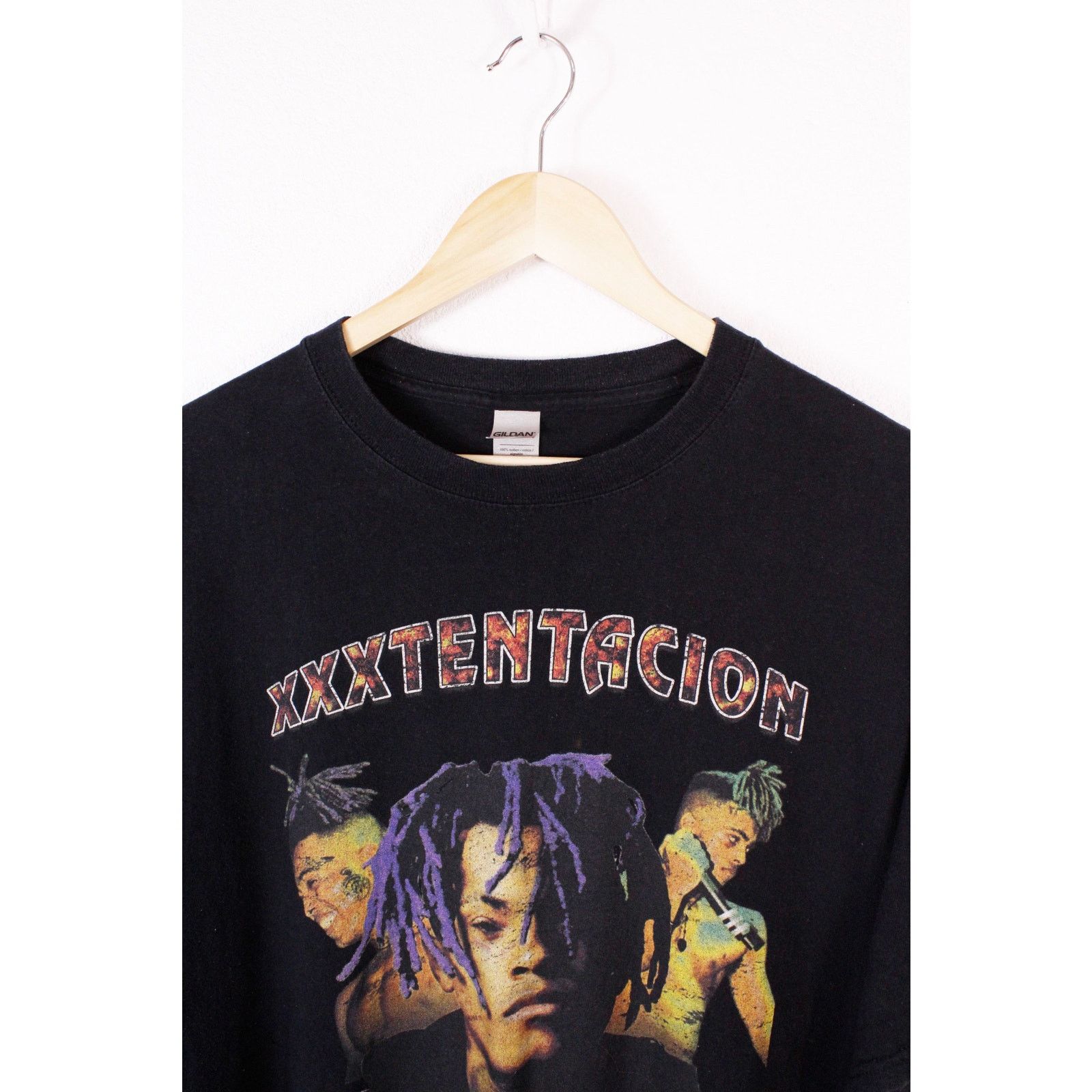 Rap Tees XXXTentacion 1998-2018 RIP Bab Wibes Forever Print Tee Size US XL / EU 56 / 4 - 2 Thumbnail