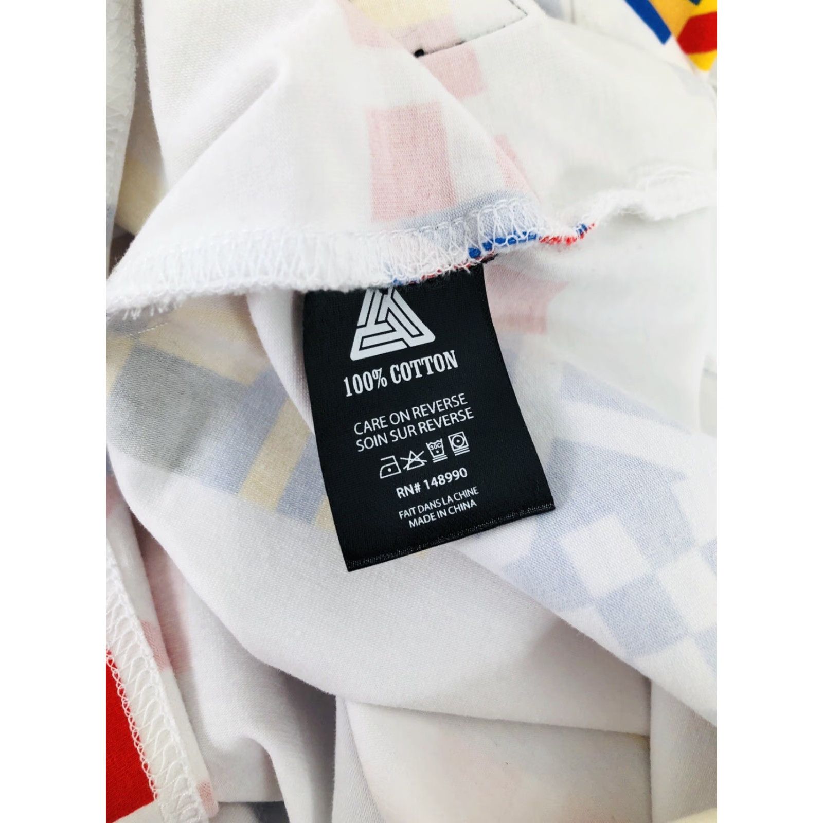 Black Pyramid BLACK PYRAMID BP18 - Embroidered Flag White Shirt M Mens Sm/Md Size US M / EU 48-50 / 2 - 7 Thumbnail
